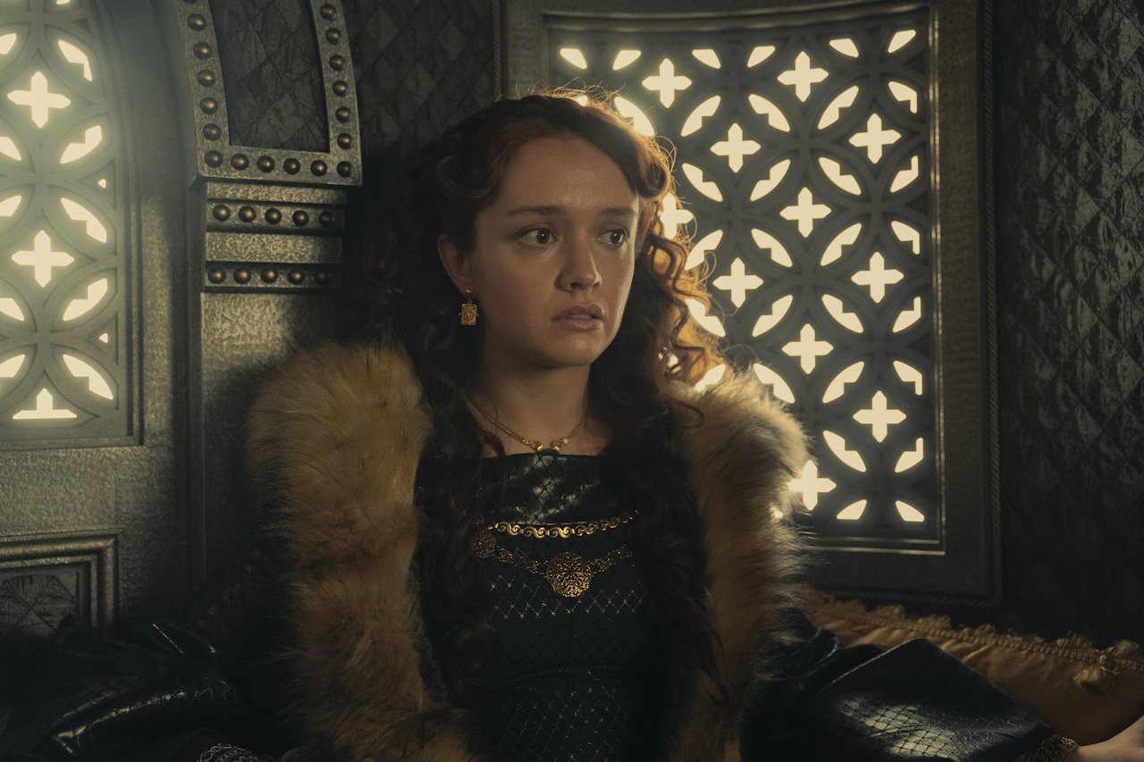 Olivia Cooke as Alicent Hightower in House of the Dragon