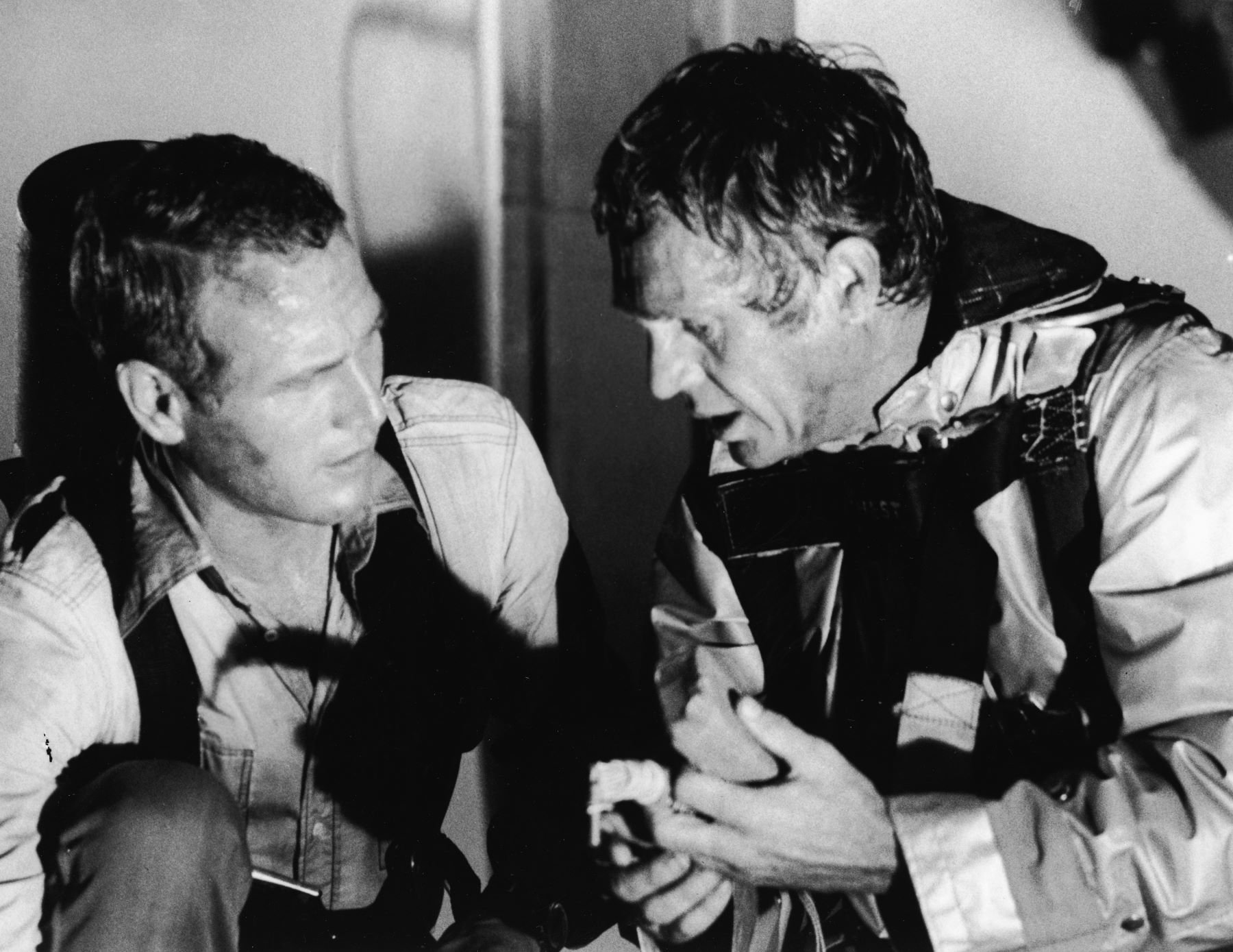 Paul Newman and Steve McQueen in 'The Towering Inferno'