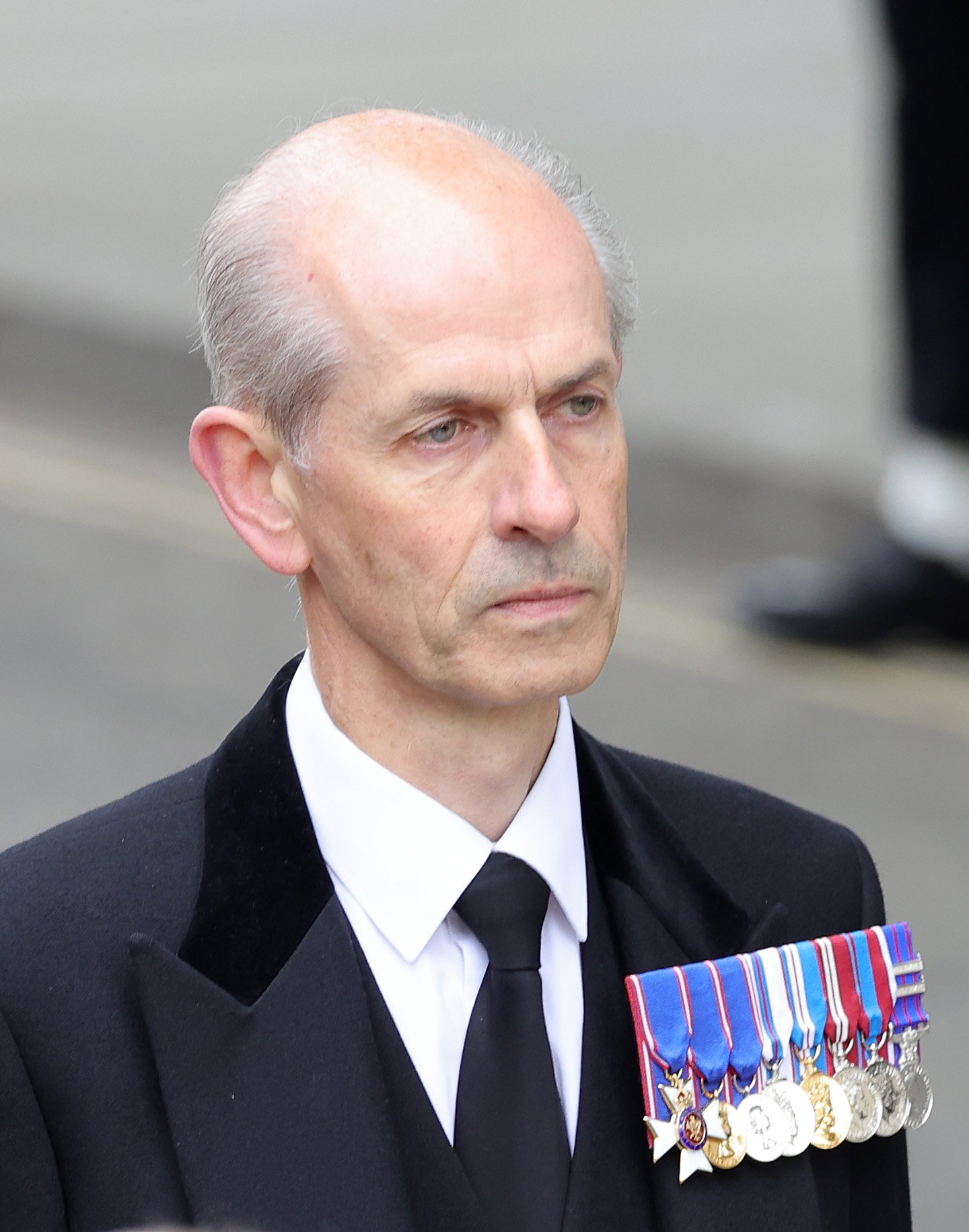Paul Whybrew attending the State Funeral of Queen Elizabeth II at Westminster Abbey