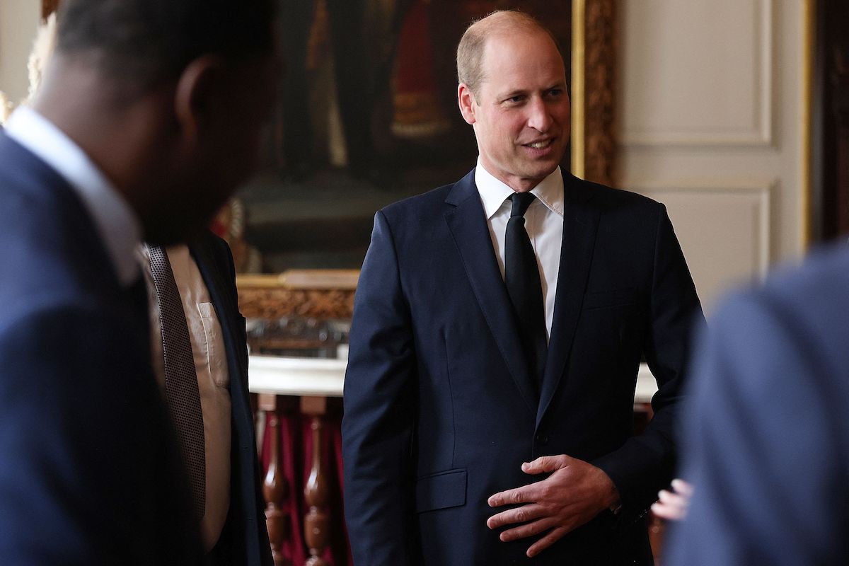 Prince William, who said he got 'choked up' over Queen Elizabeth Paddington Bear tributes, wears a suit at Windsor Guildhall on Sept. 22, 2022