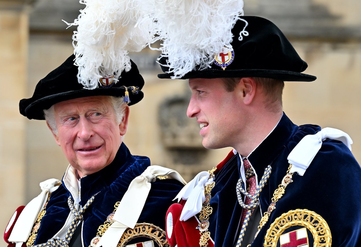 King Charles III and Prince William during an event at Windsor Castle in June 2022. Many Britons favor William to be king, but will he rule during Charles lifetime?