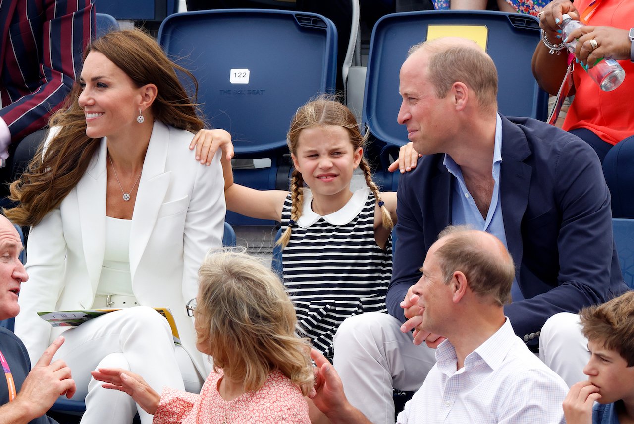 Prince William and Kate Middleton, pictured with Princess Charlotte in 2022, display 'strong bonds' according to a royal expert