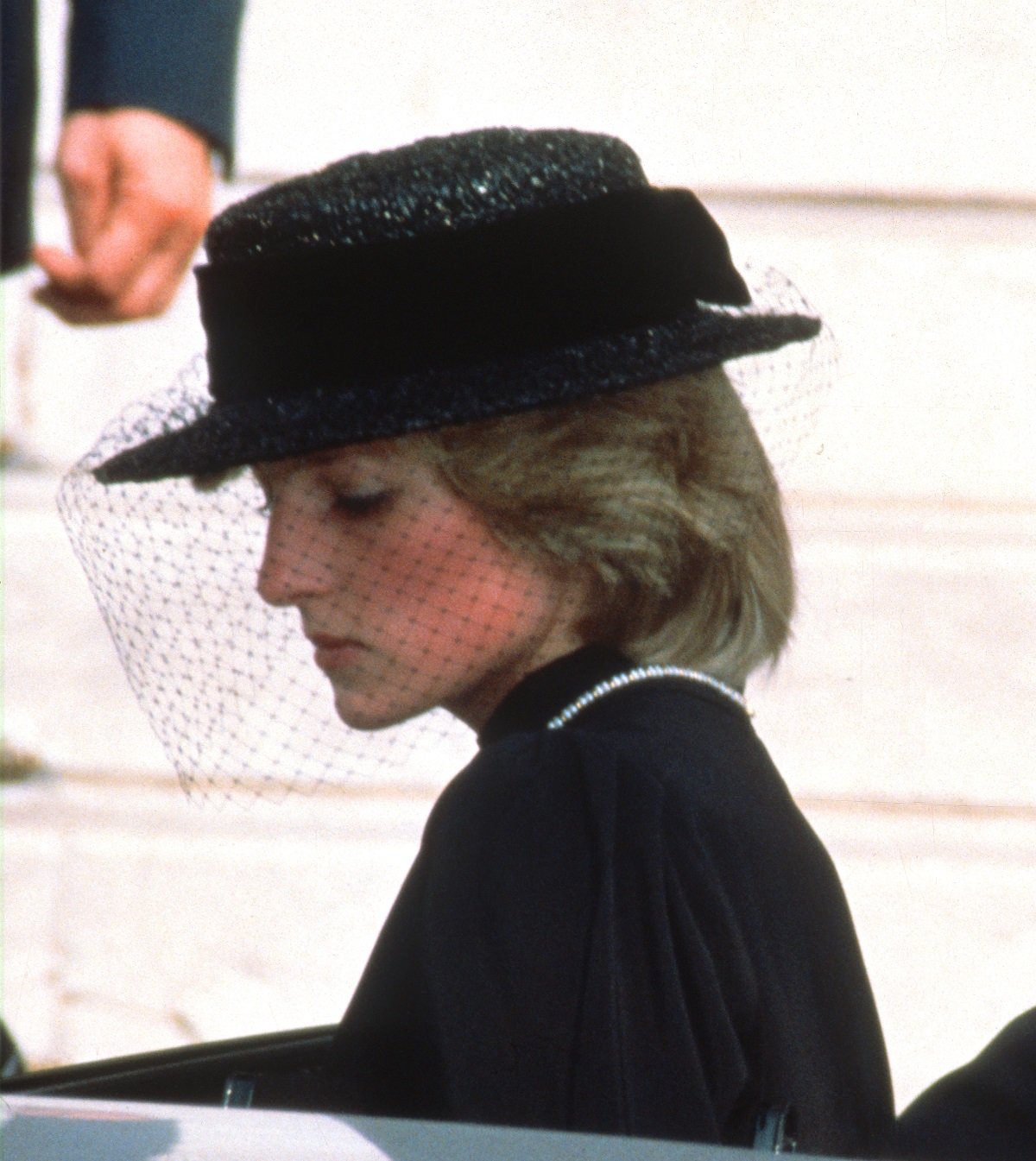 Princess Diana, whose funeral was attended by A-list celebrities, at Grace Kelly, the Princess of Monaco's funeral