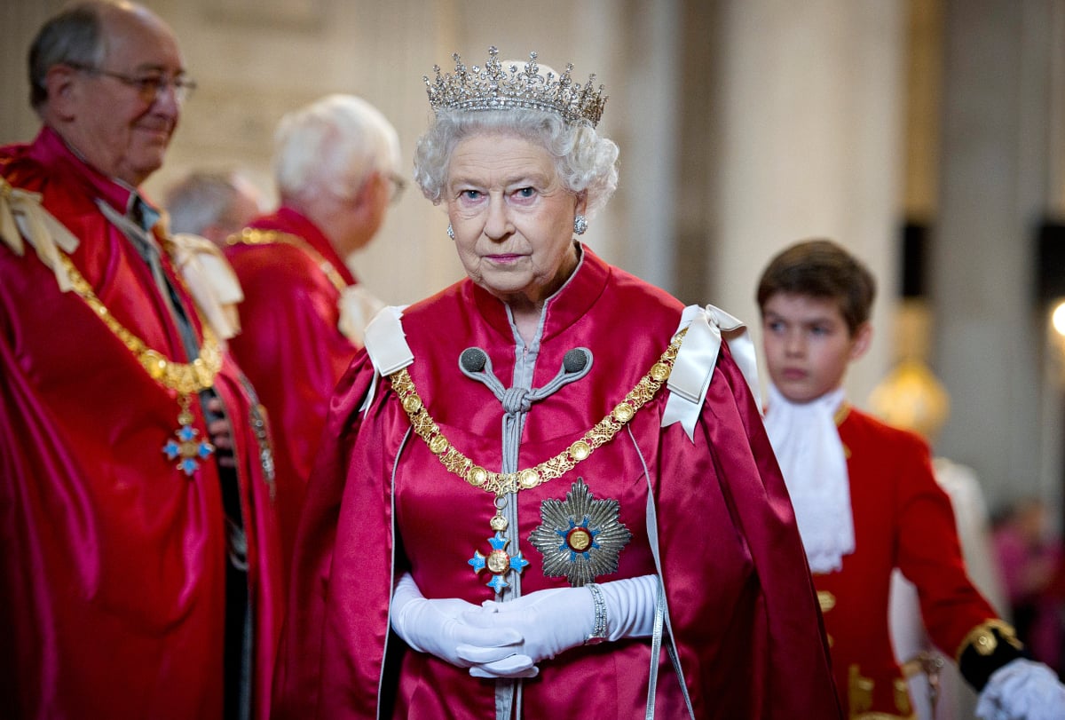 Queen Elizabeth II attends a service for the Order of the British Empire at St Paul's Cathedral on March 7, 2012 in London, England