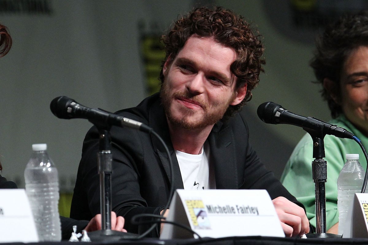 Richard Madden attends the "Game of Thrones" panel at Comic-Con International 2012