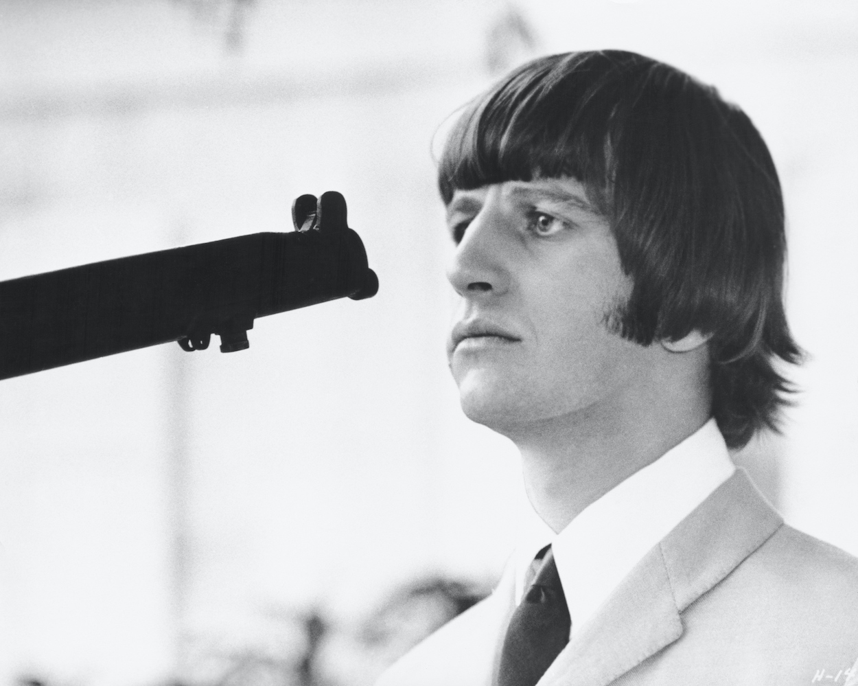 Ringo Starr films 'Help!' in 1965. Ringo said one aspect of 'Help!' stood out to him as weird and crazy when he re-watched the movie years after it came out.
