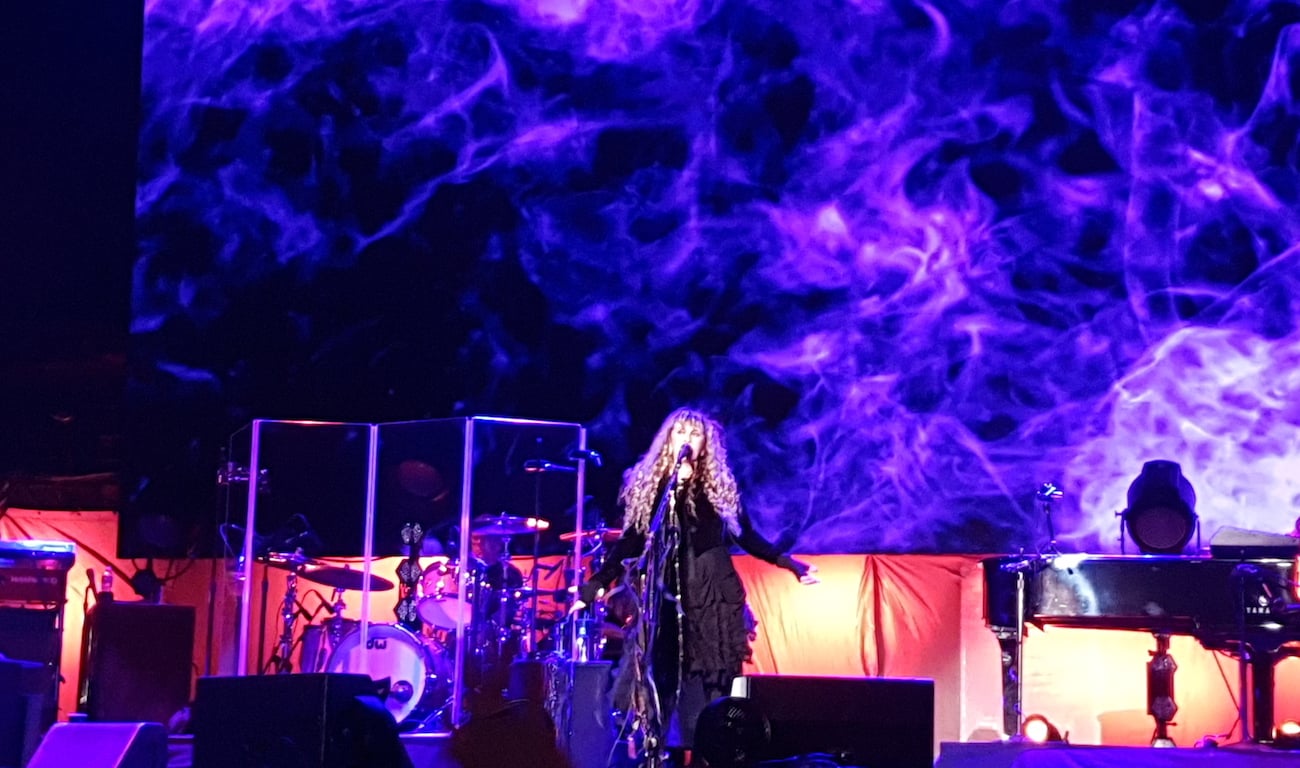 Stevie Nicks performing at the Sea. Hear. Now Festival on Sept. 17.