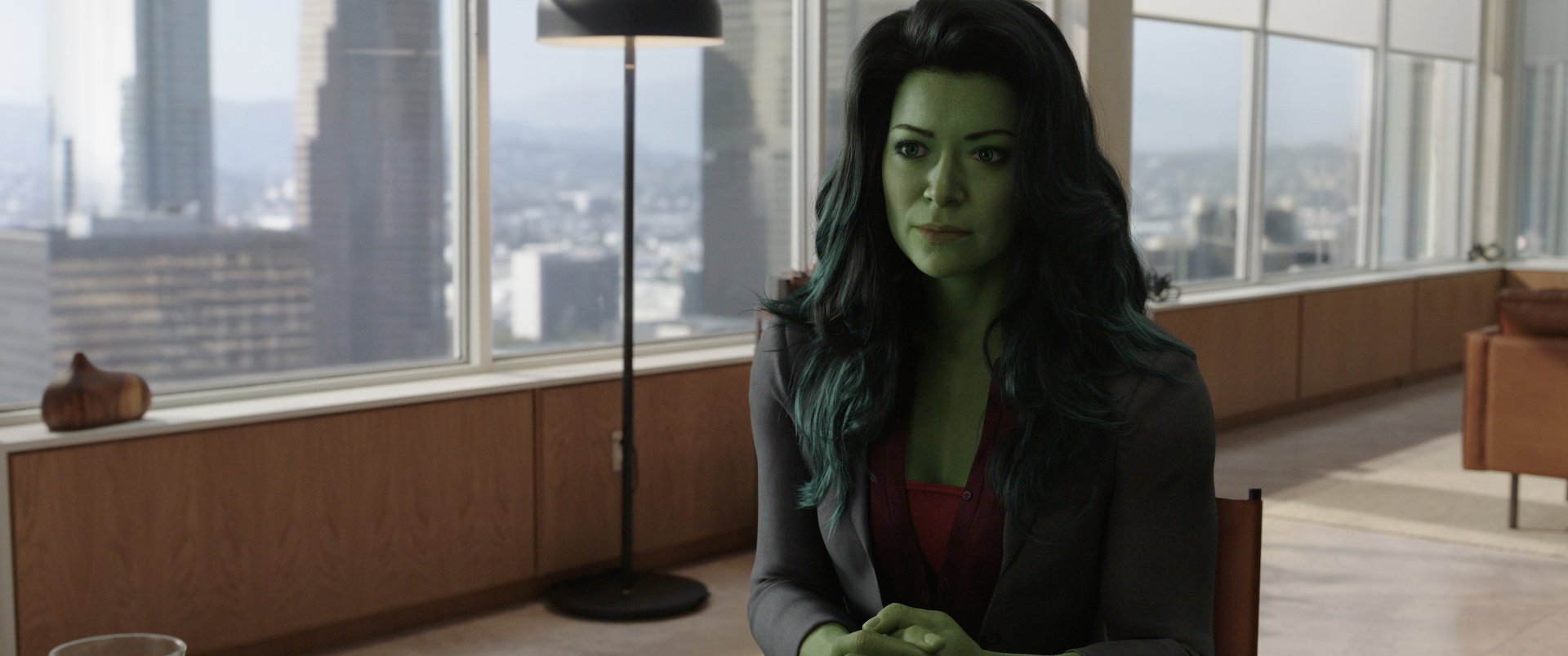 Tatiana Maslany as Jennifer Walters/ She-Hulk in She-Hulk: Attorney At Law