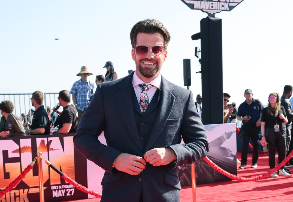 The Challenge Johnny 'Bananas' Devenanzio attends the Global Premiere of "Top Gun: Maverick" on May 04, 2022 in San Diego, California