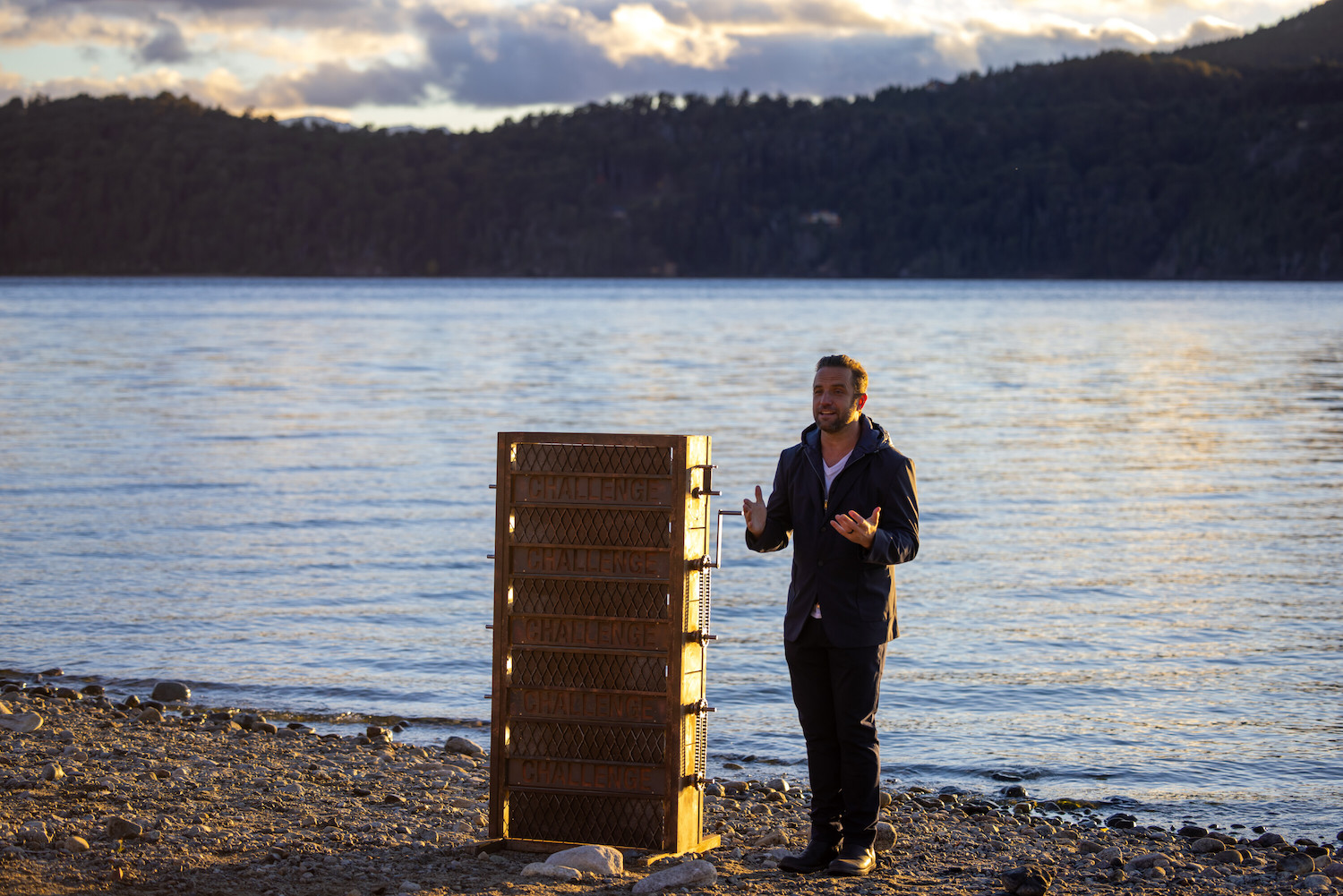 T.J. Lavin standing alone outside during 'The Challenge: USA' finale