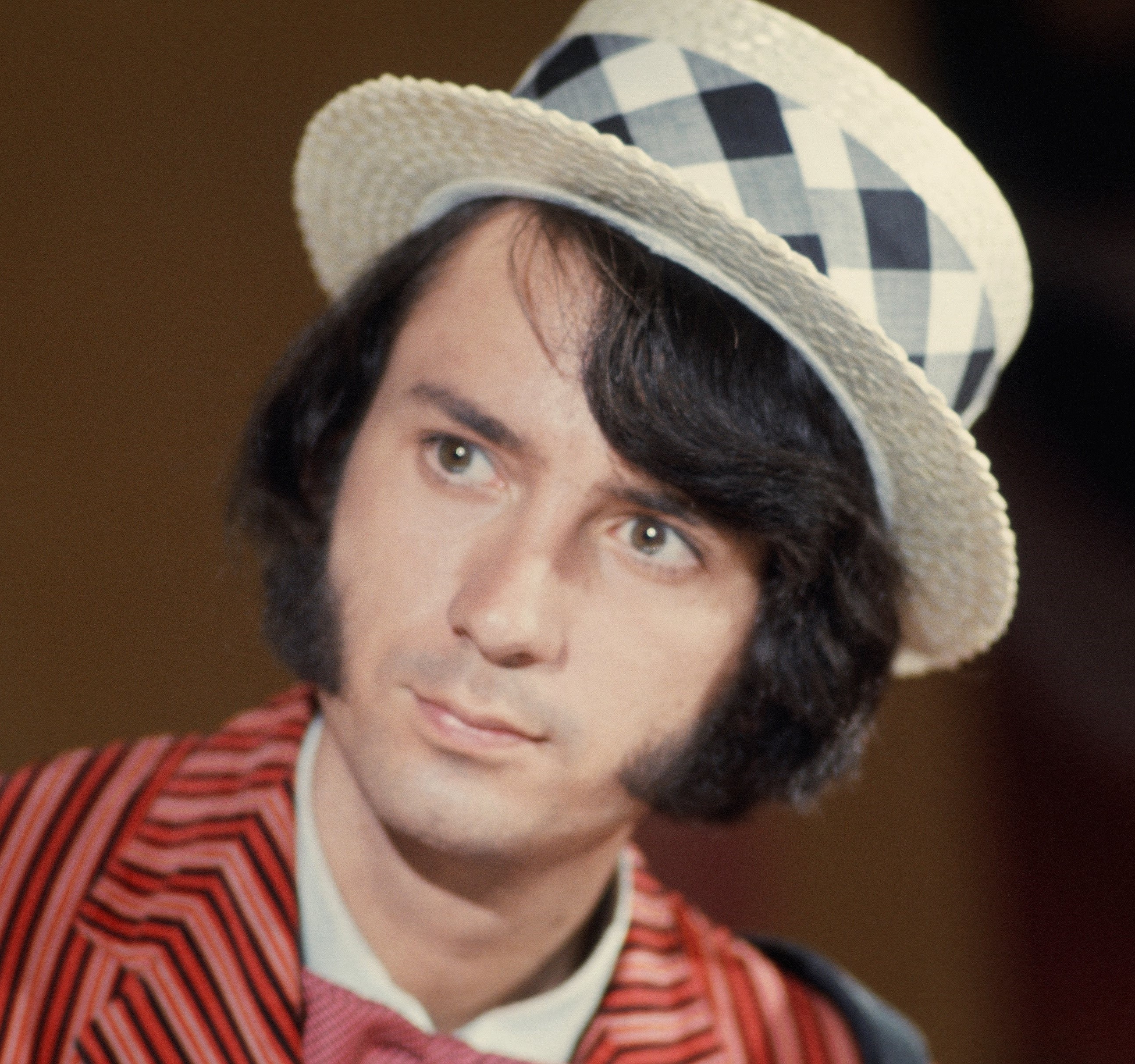 Mike Nesmith of The Monkees wearing a hat