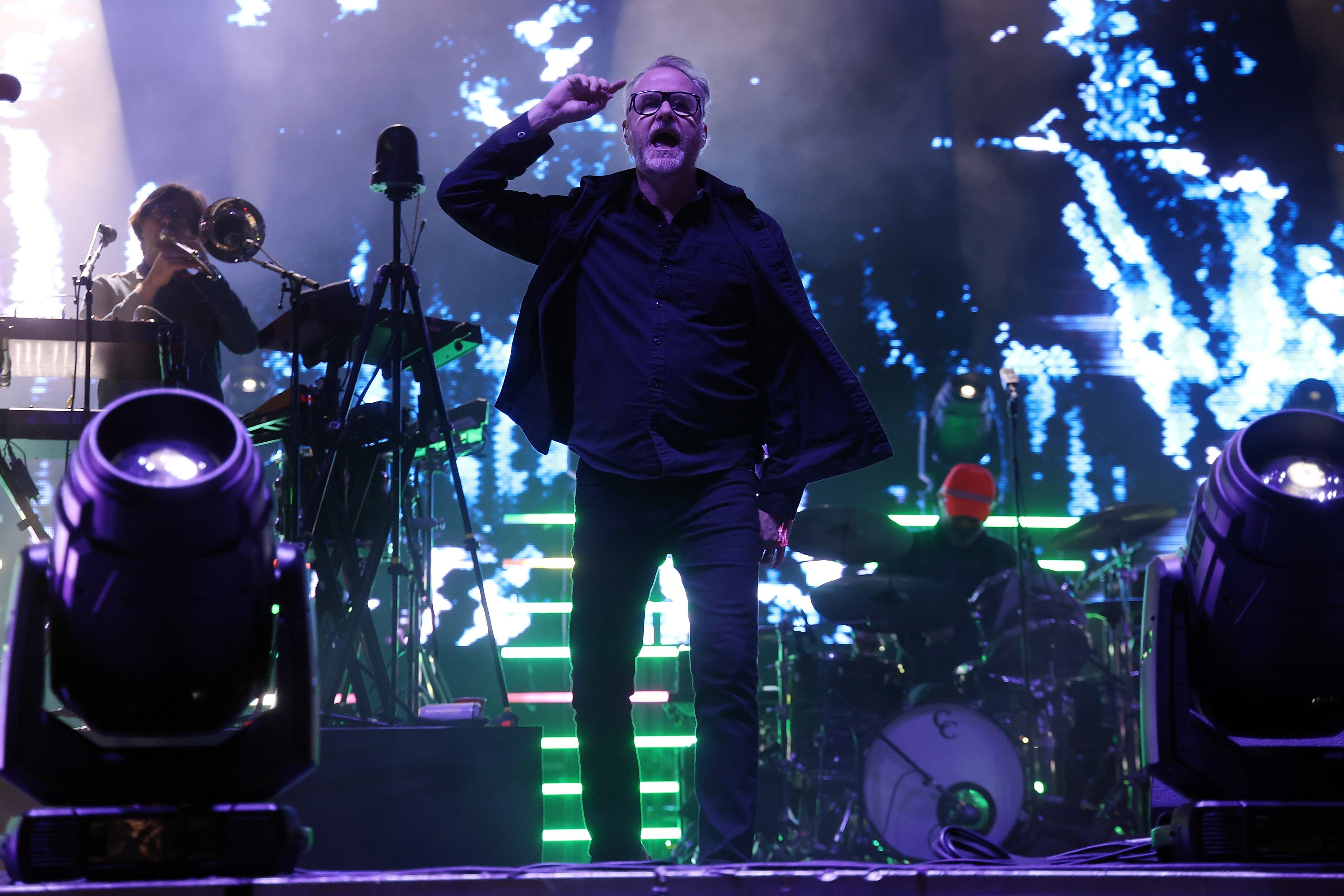 Matt Berninger of The National performs during the 2022 Sound on Sound Music Festival