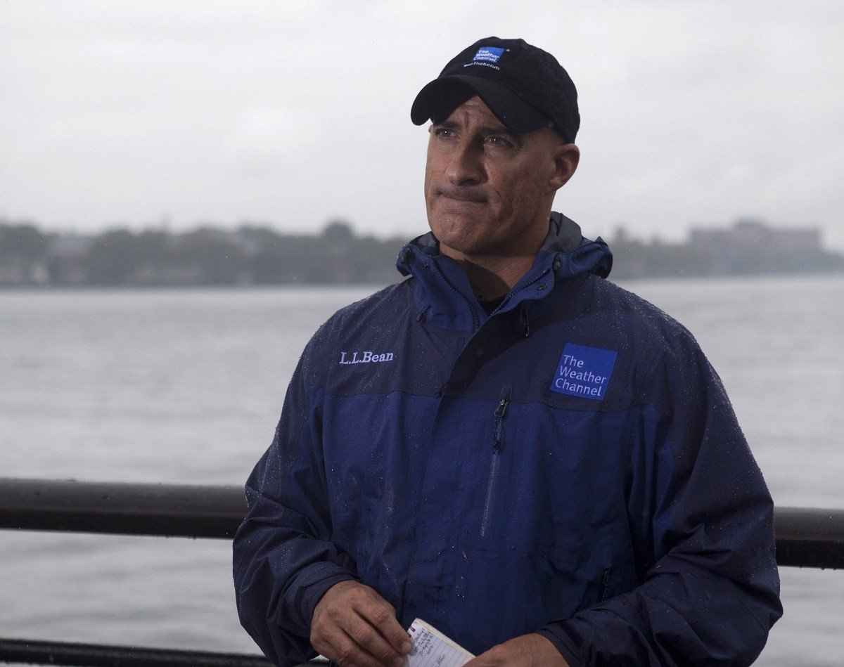 The Weather Channel on-camera meteorologist Jim Cantore, who has a net worth in the millions,