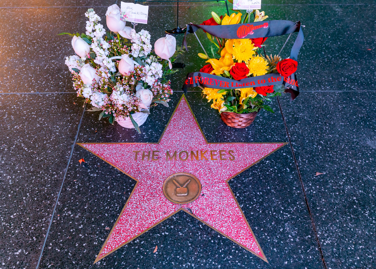 The star for The Monkees on the Walk of Fame 