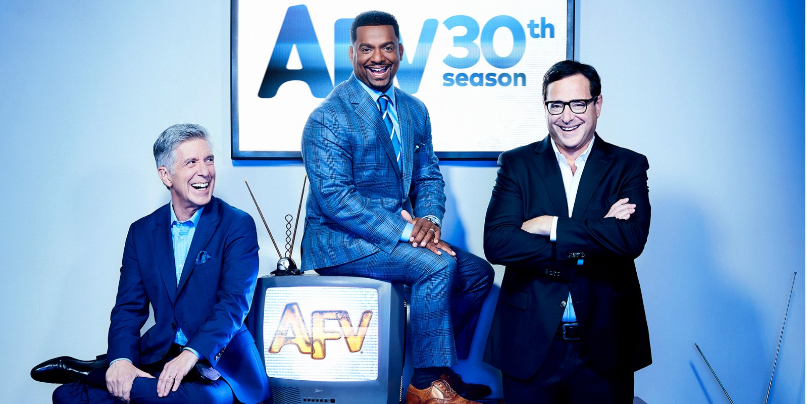Tom Bergeron, Alfonso Ribeiro, and Bob Saget all hosted 'America's Funniest Home Videos.'