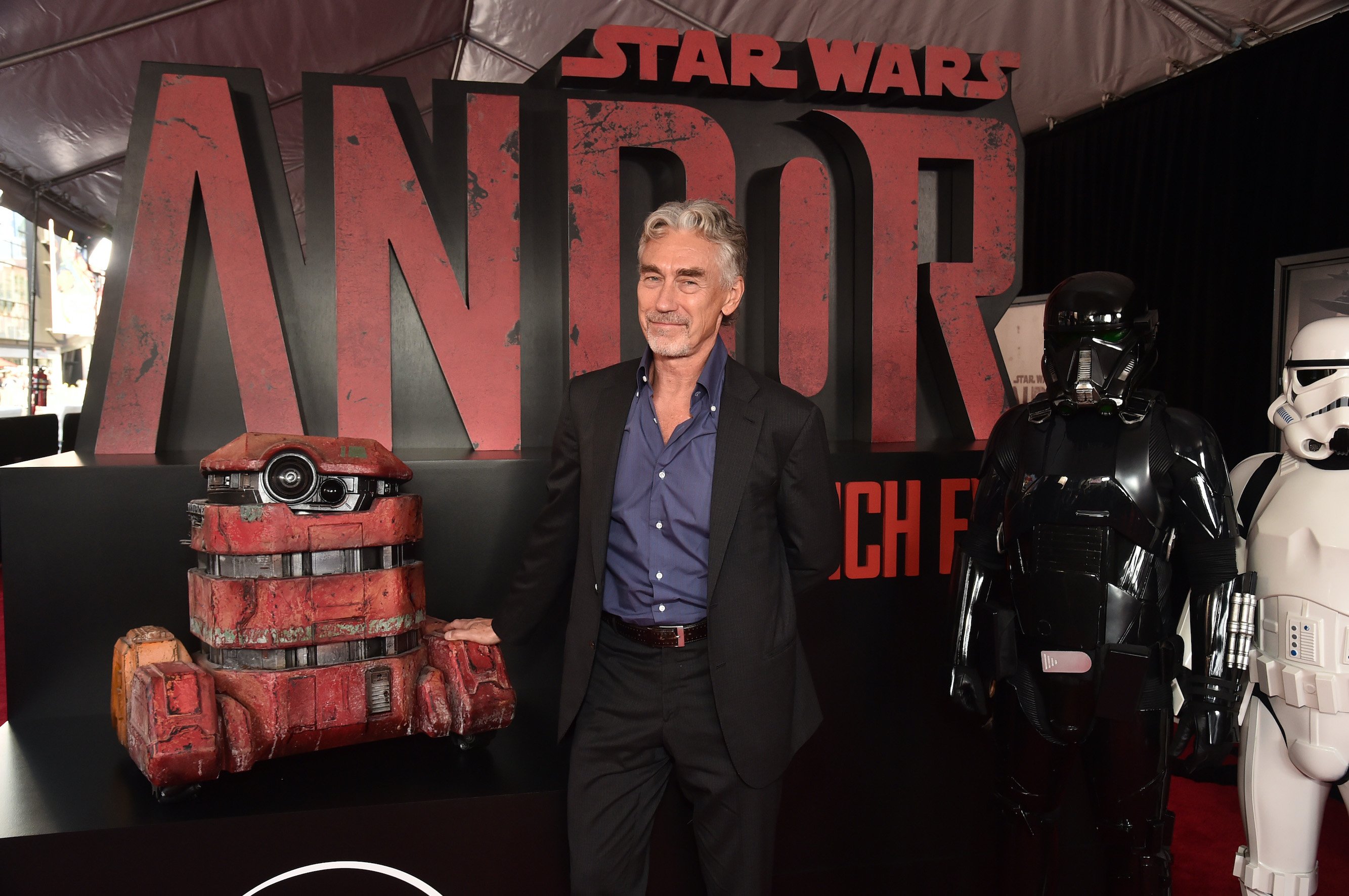 Tony Gilroy attends the Los Angeles premiere of the Star Wars series Andor