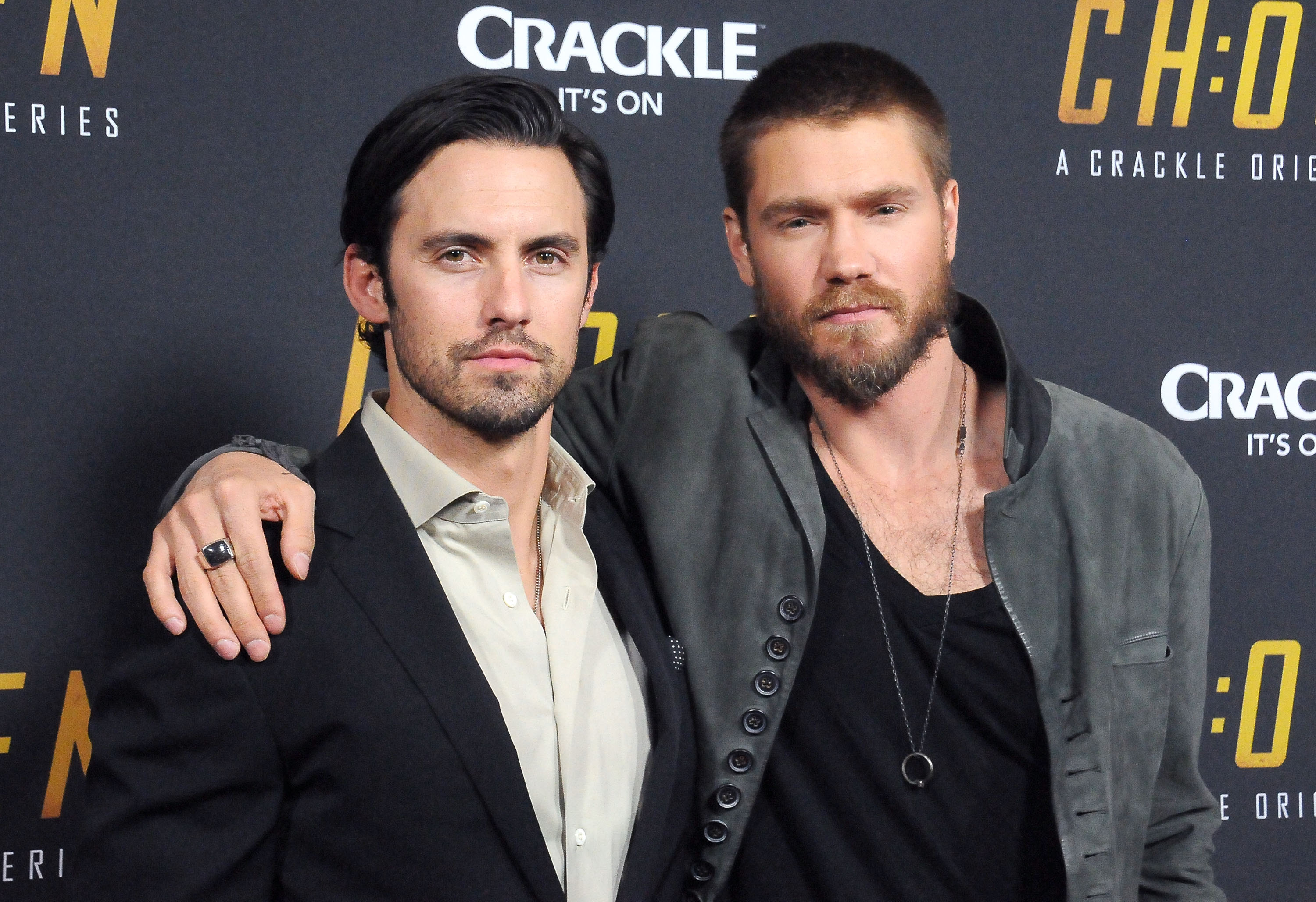 Milo Ventimiglia and Chad Michael Murray attend the season 2 screening of 'Chosen' on December 3, 2013