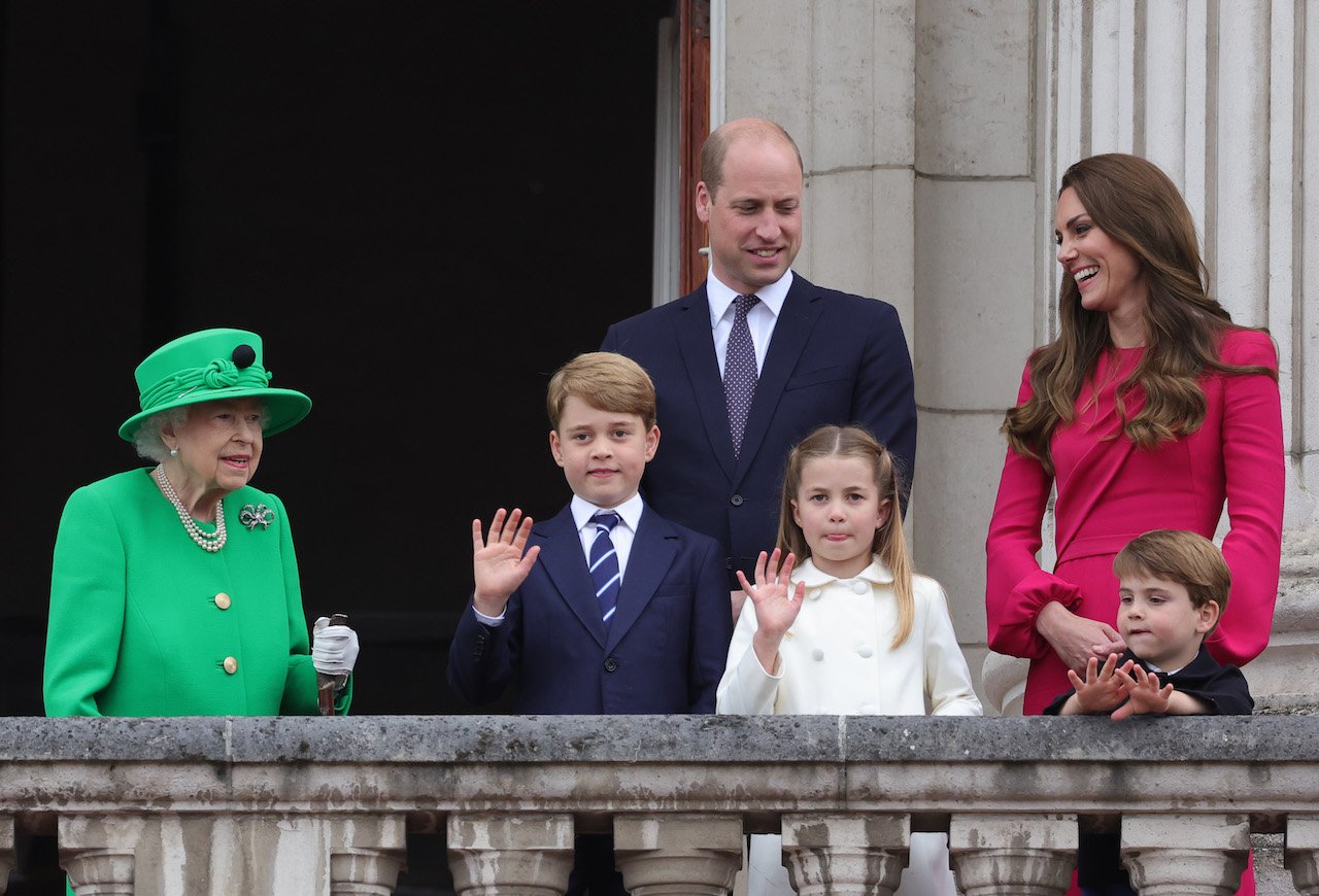 Prince William and Kate Middleton, pictured with Queen Elizabeth II, Prince George, Princess Charlotte, and Prince Louis in 2022, are raising their children to be well behaved according to a royal expert.