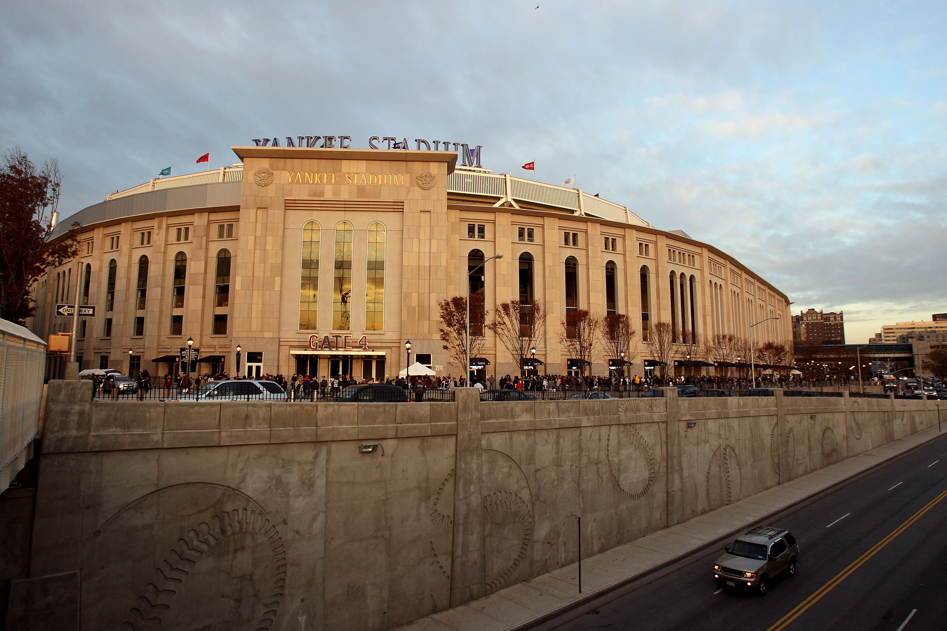 A general view of the exterior of Yankee Stadium prior to Game Two of the 2009 MLB World Series between the New York Yankees and the Philadelphia Phillies