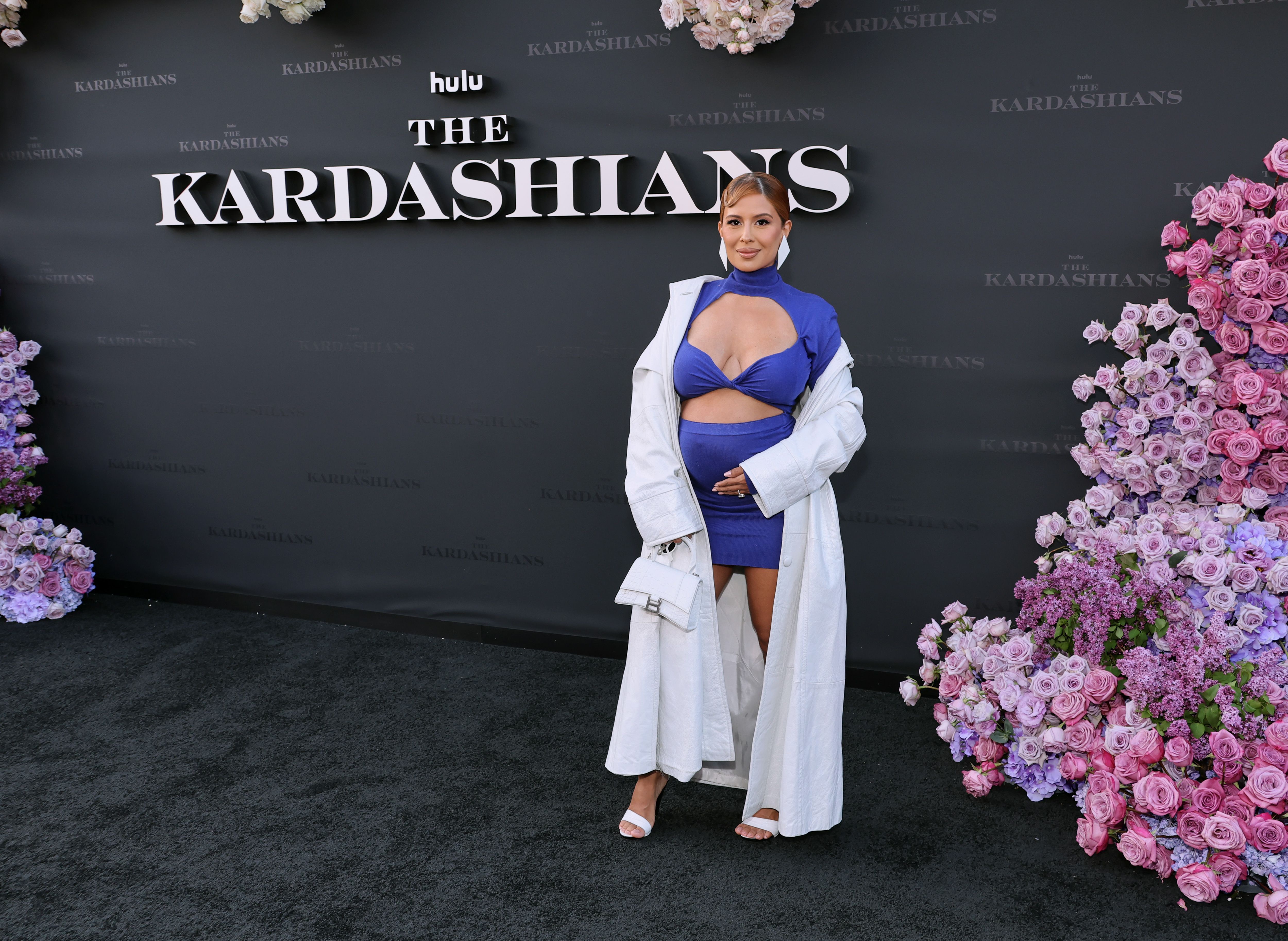 Yris Palmer appears at the Hulu premiere for The Kardashians.