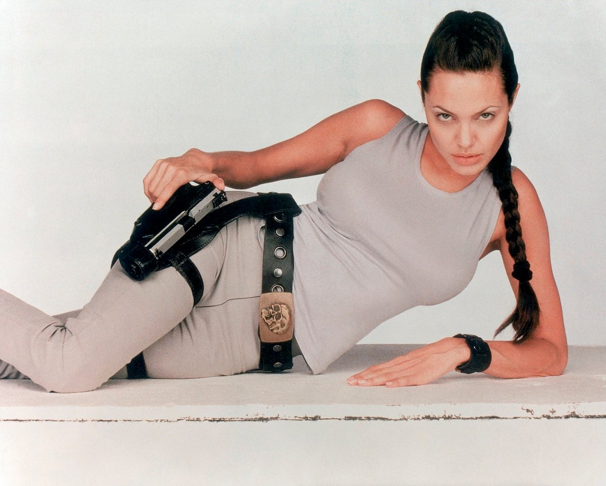 Angelina Jolie ‘Was Trying Really Hard Not to Cry’ at ‘Lara Croft: Tomb Raider’ Merchandise