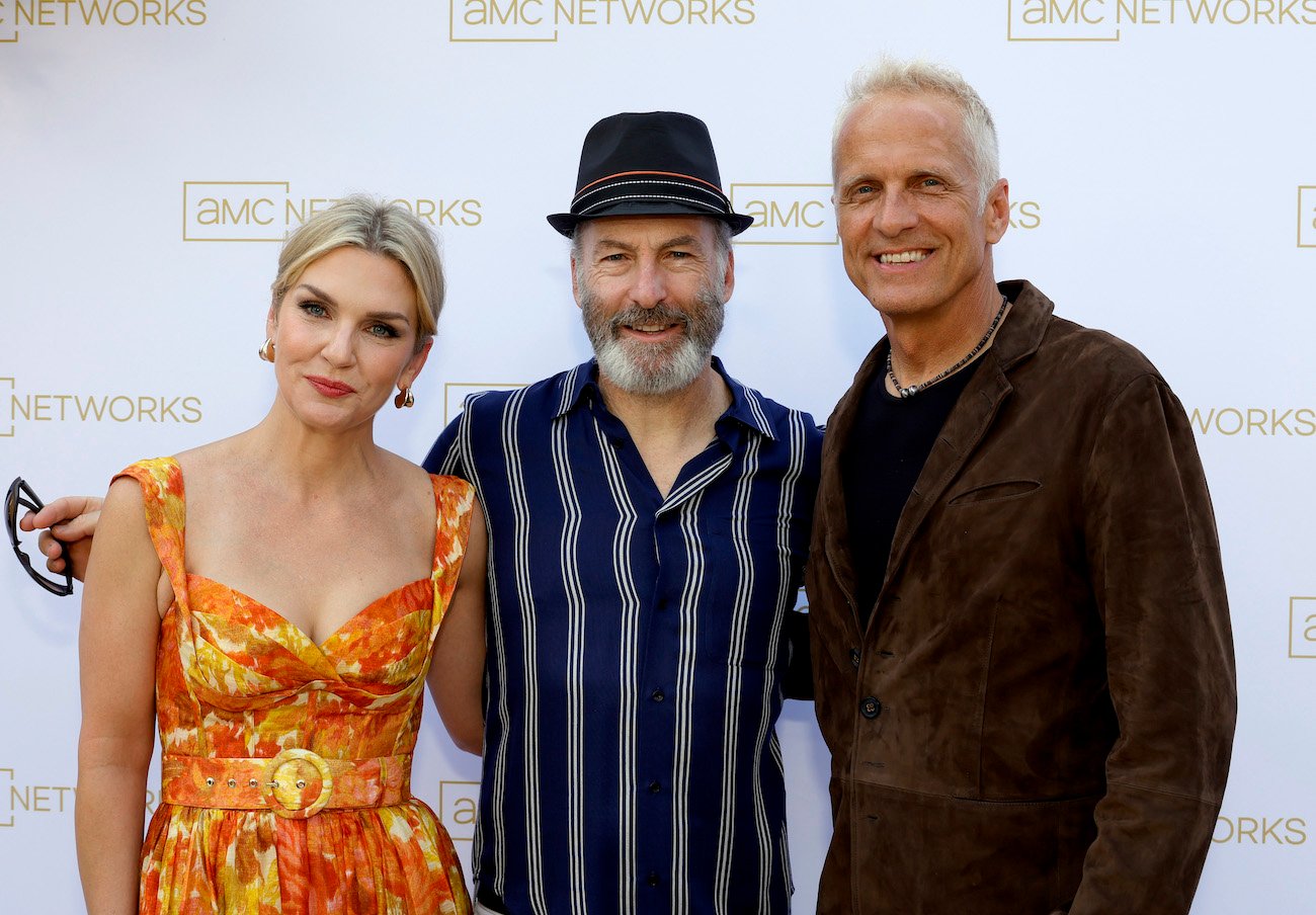 Rhea Seehorn, Bob Odenkirk, and Patrick Fabian of 'Better Call Saul' at the 2022 Emmys Brunch