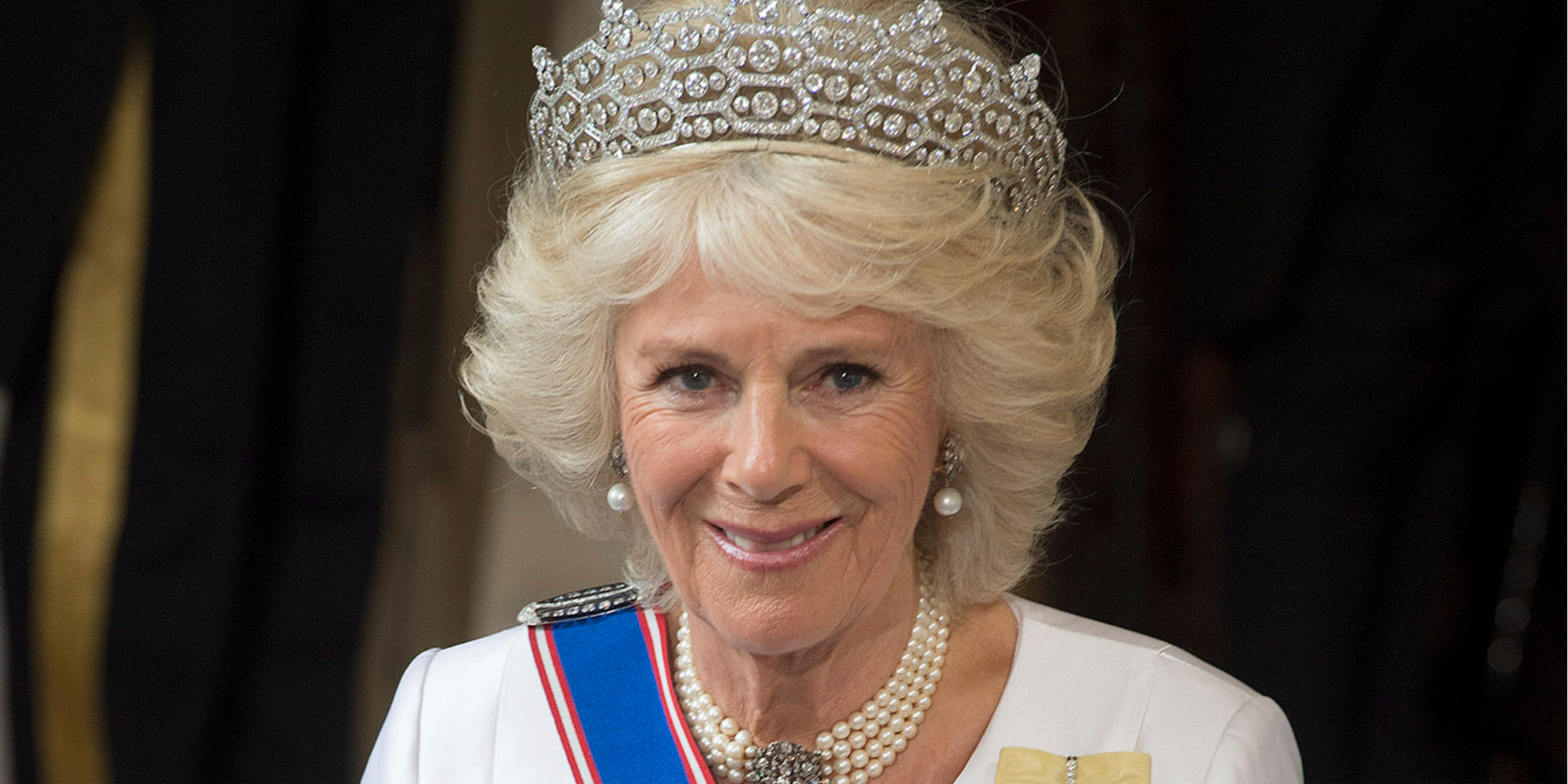 amilla, Duchess of Cornwall arrives at The State Opening of Parliament on May 18, 2016 in London, England.