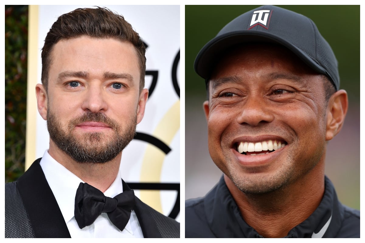 justin timberlake tiger woods