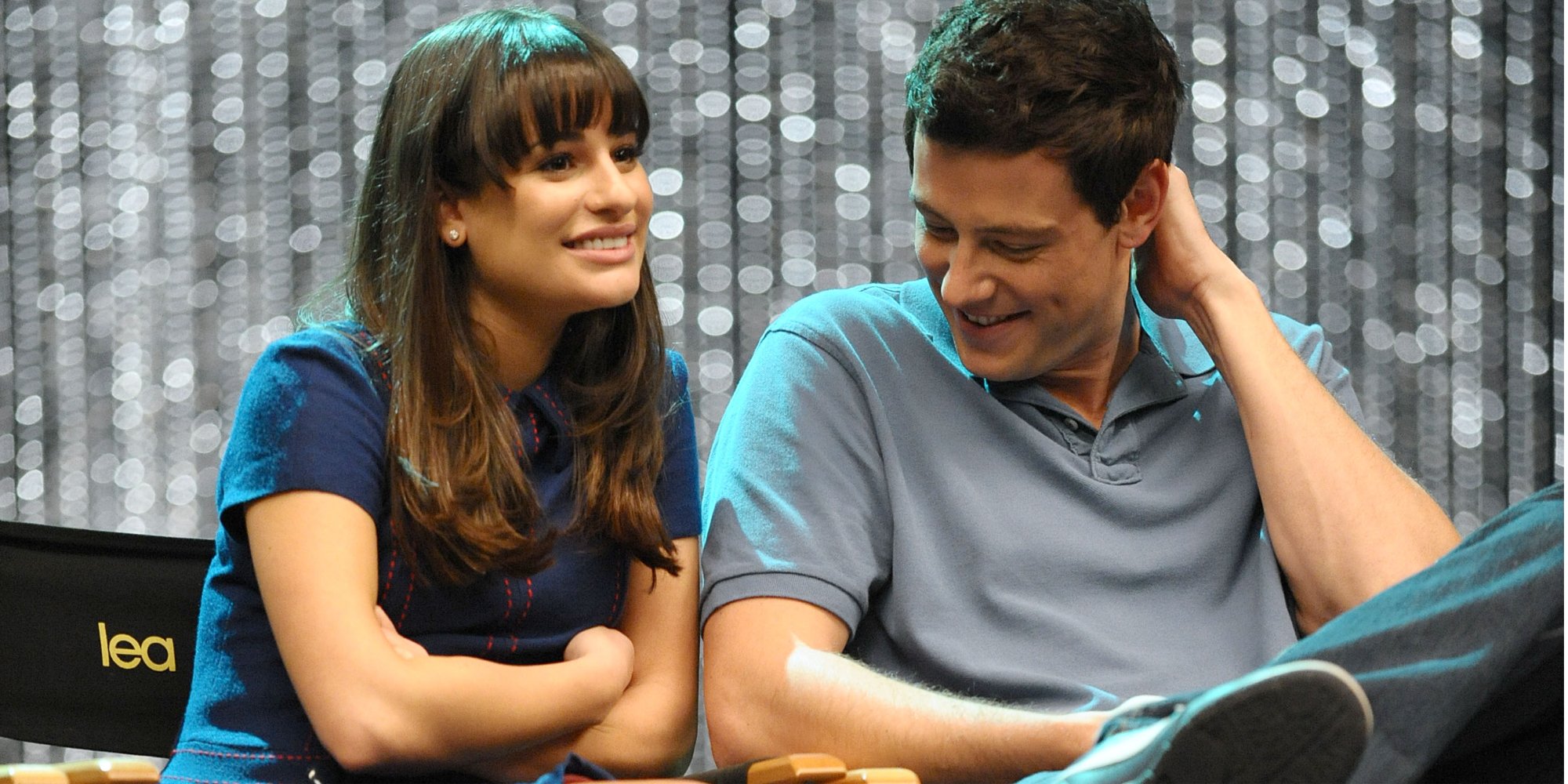 Lea Michele and Cory Monteith photographed together in 2011.