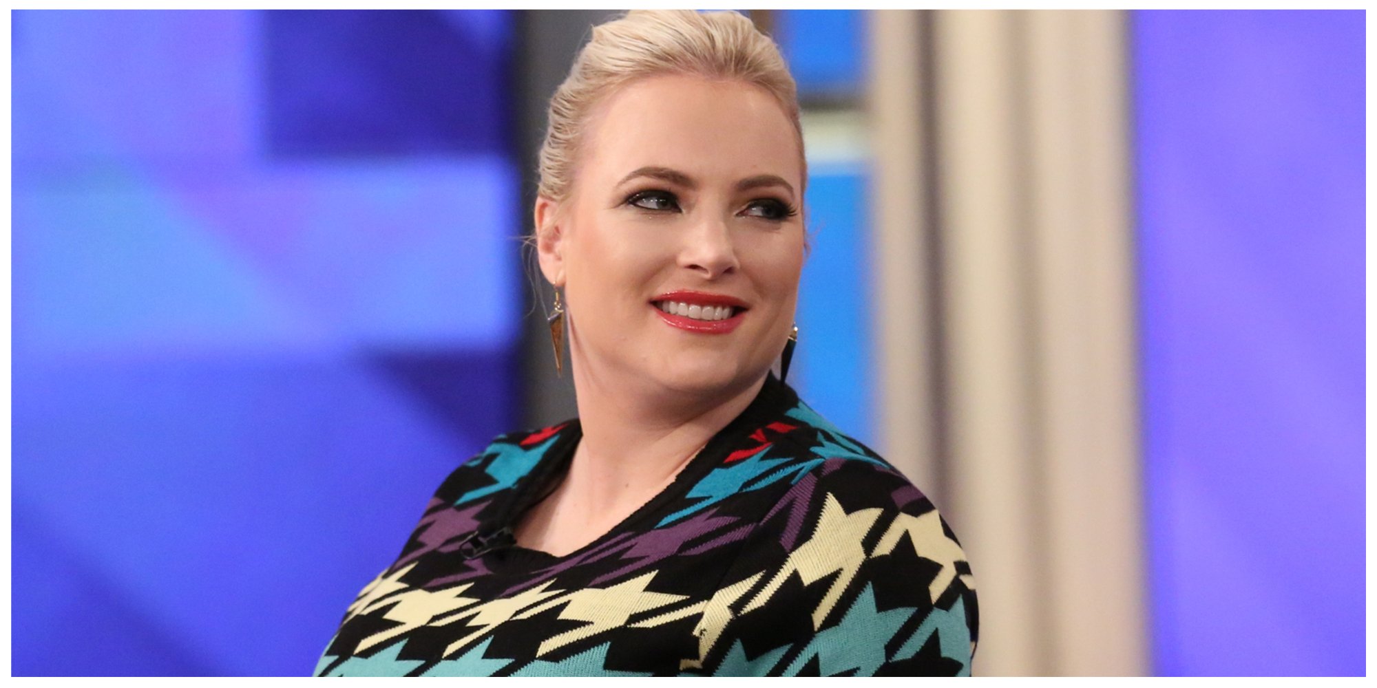 Meghan McCain on the set of ABC's 'The View' in 2019.