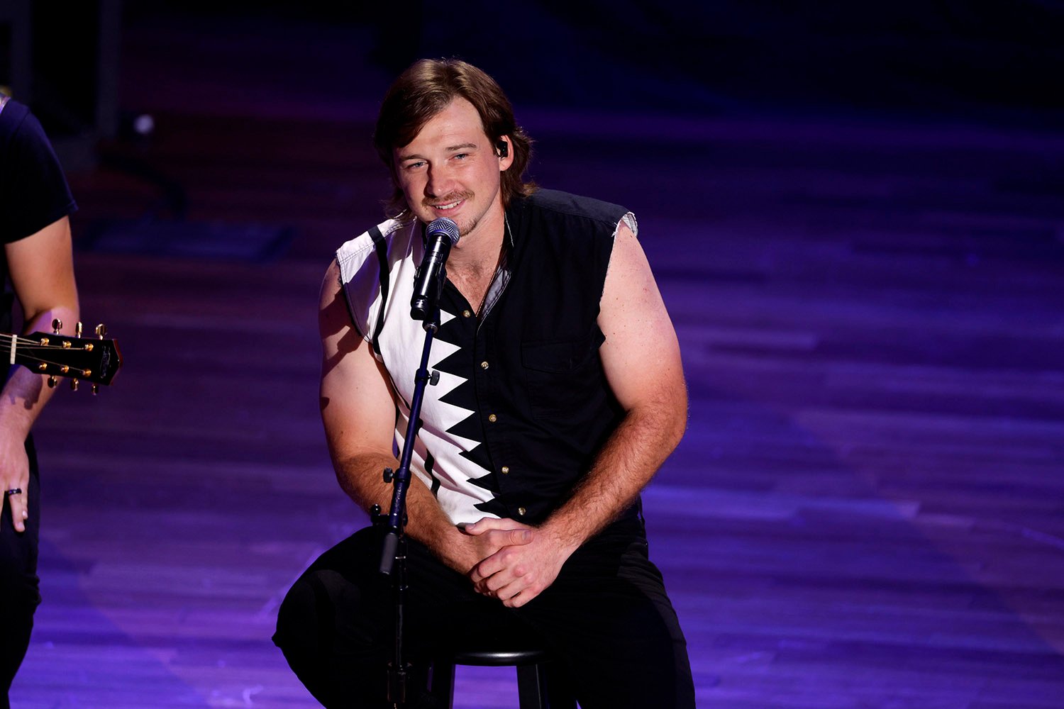 Former The Voice contestant Morgan Wallen performs during the 15th Annual Academy Of Country Music Honors