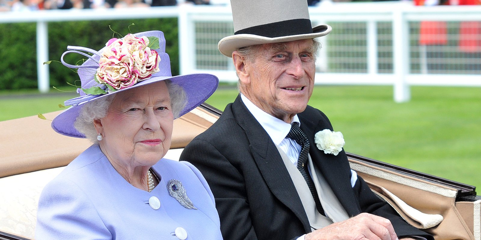 Queen Elizabeth and Prince Philip attend Royal Ascot Ladies Day on June 17, 2010 in Ascot, England. Their deaths were 17 months apart.