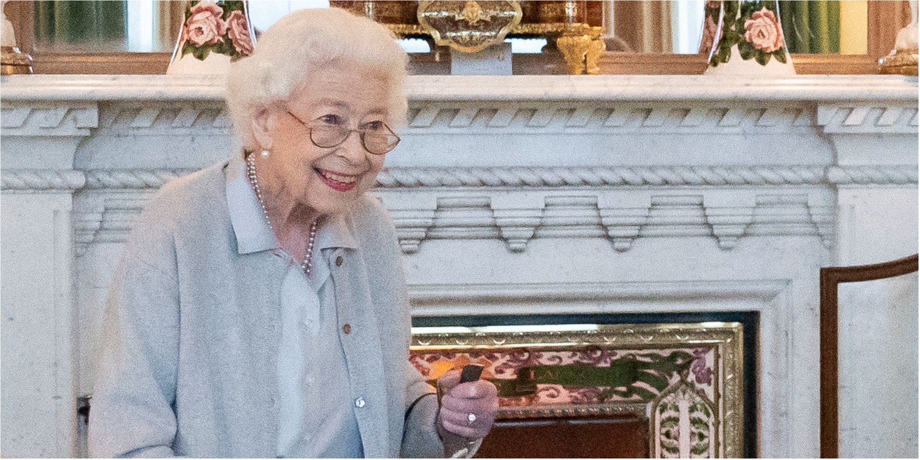 Queen Elizabeth photographed at Balmoral in Scotland on Sept. 6, 2022.