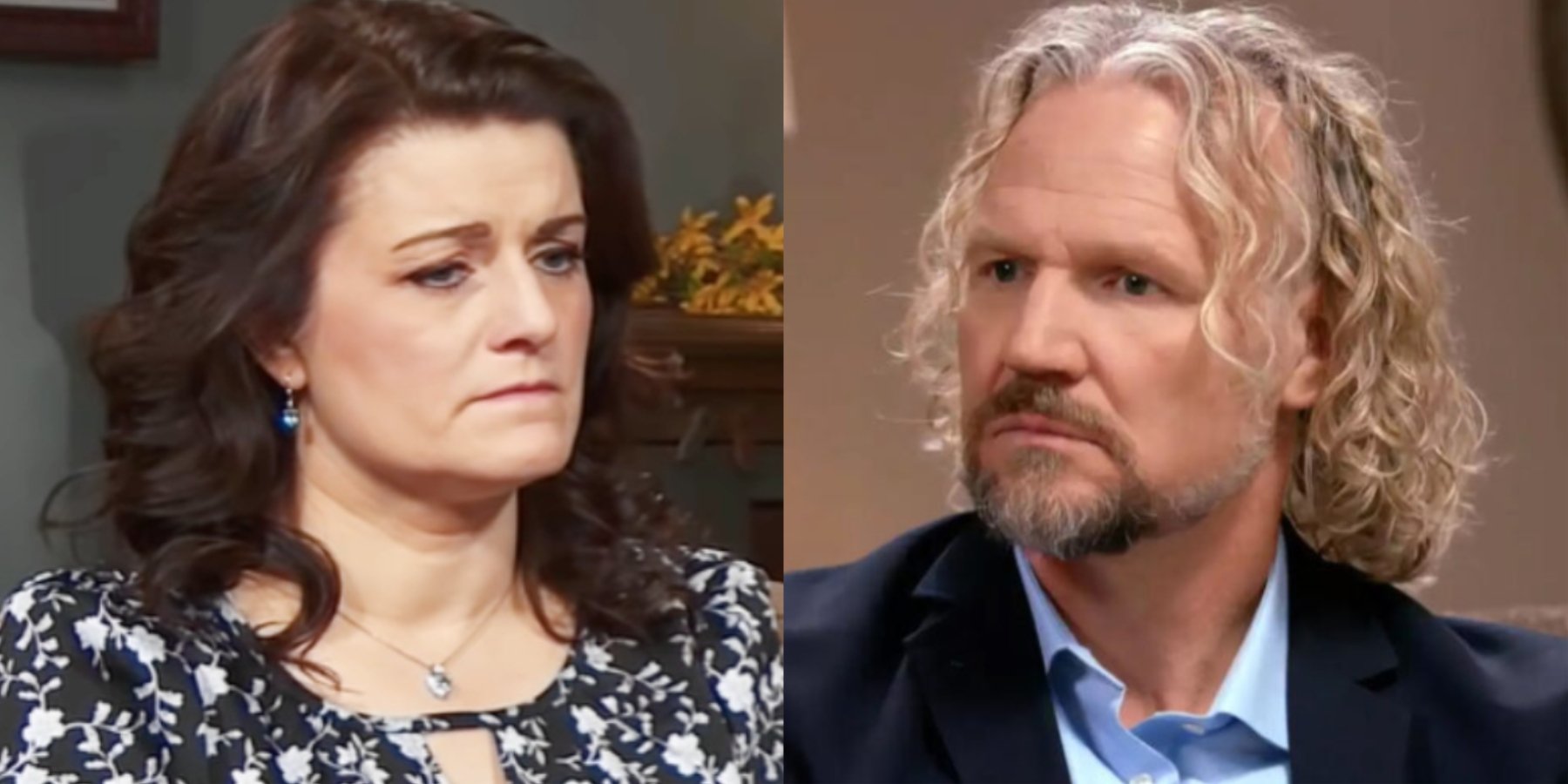 'Sister Wives' Robyn and Kody Brown in a side by side photograph.