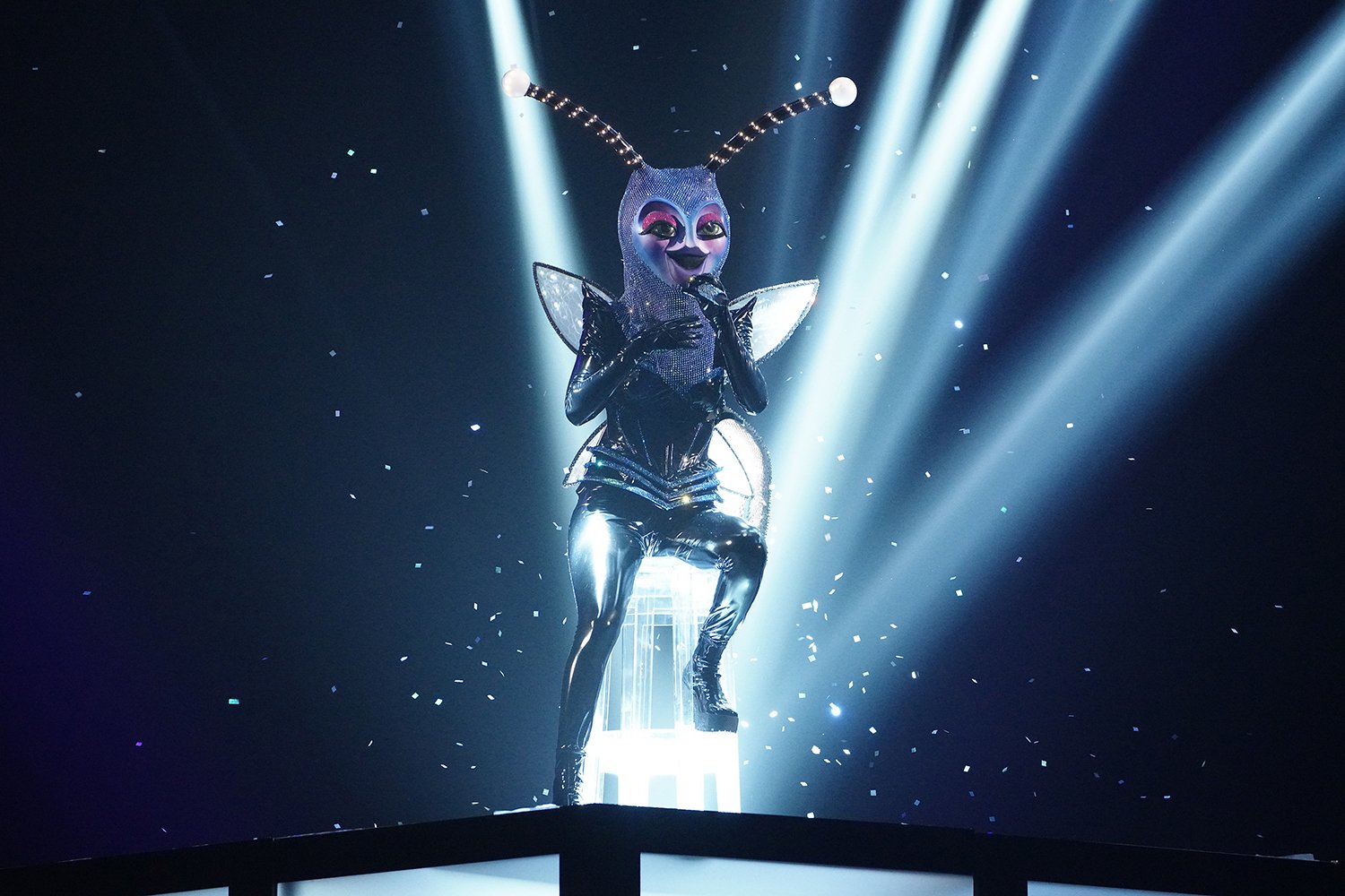 Firefly performs without lip-syncing during season 7 of The Masked Singer
