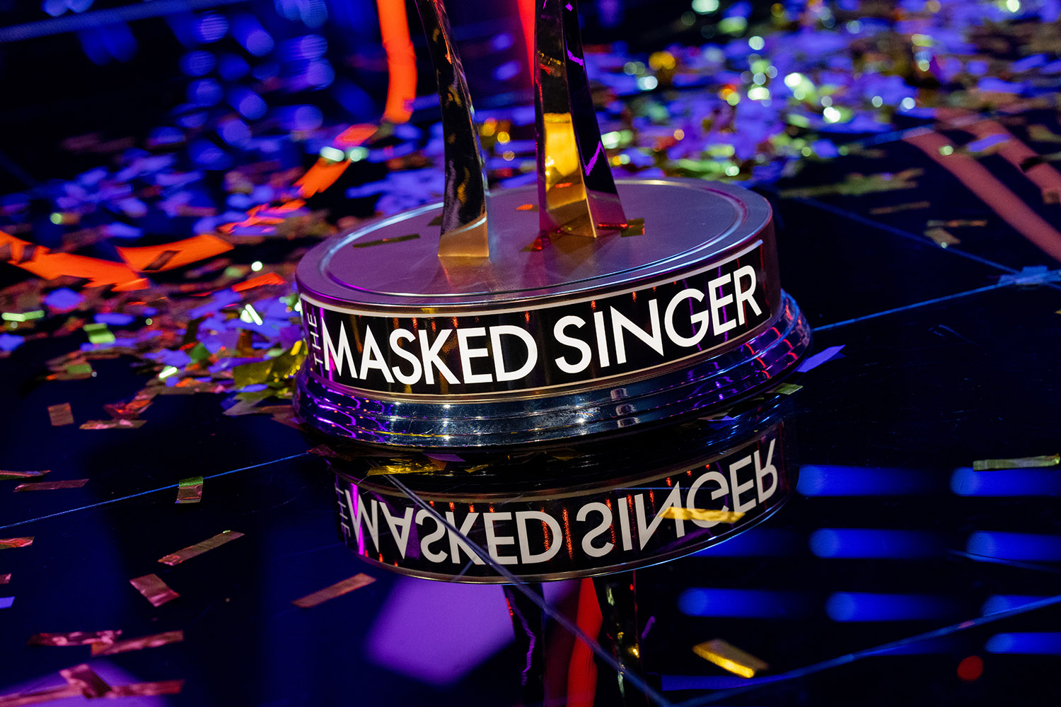 The Masked Singer Season 8 date: a photo of the trophy at the end of season 7