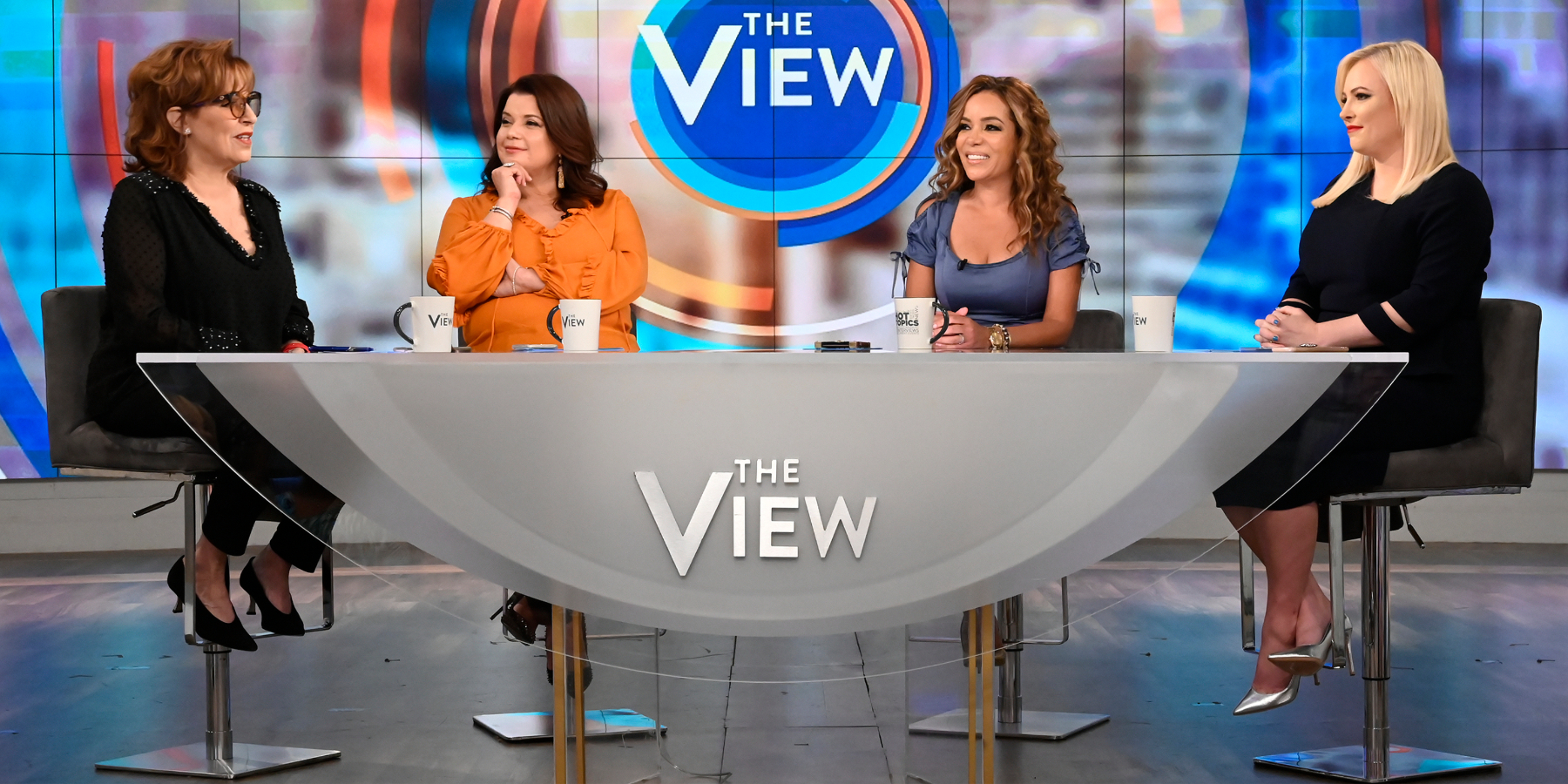 'The View' cast in 2019 included Joy Behar, Ana Navarro, Sunny Hostin, and Meghan McCain.
