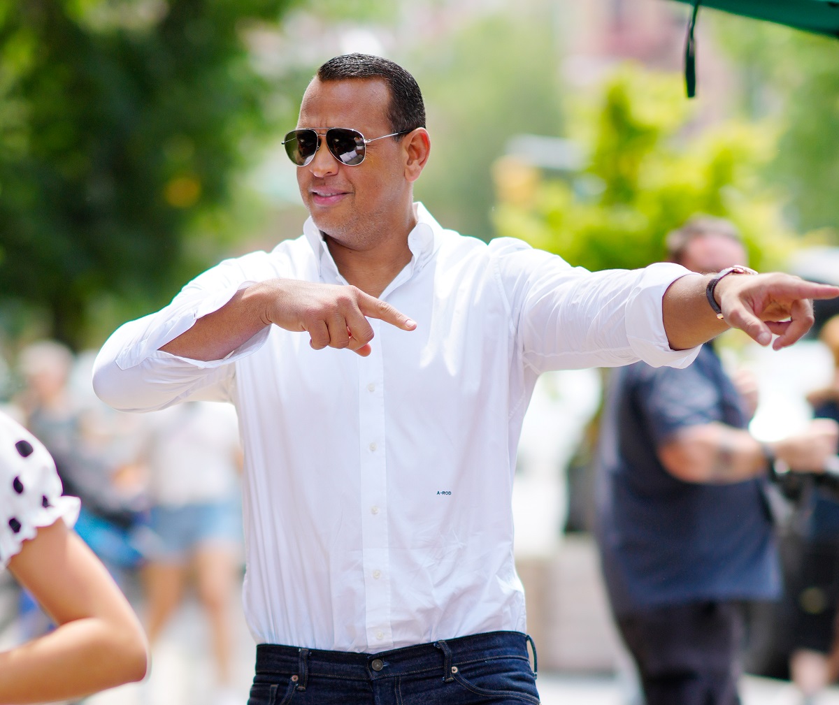 Alex Rodriguez is seen out and about in New York City