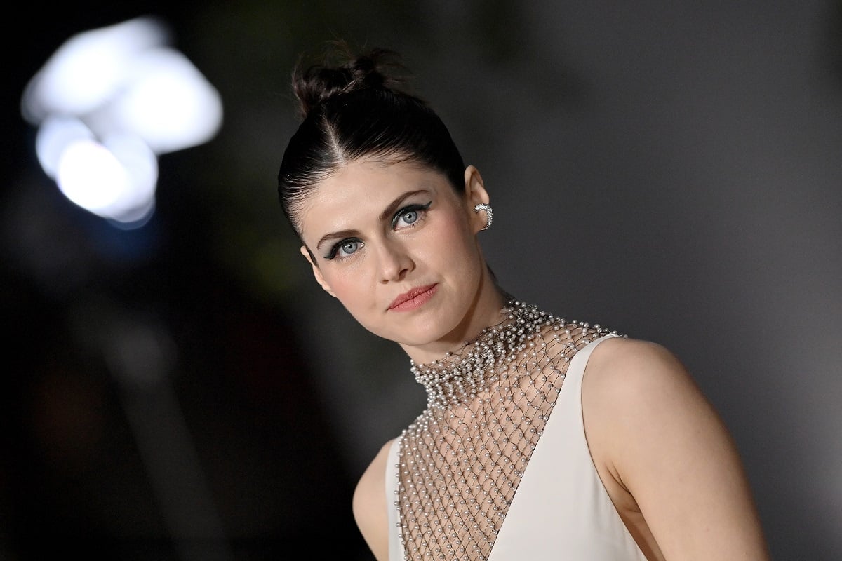 Alexandra Daddario at the Annual Academy Museum Gala.