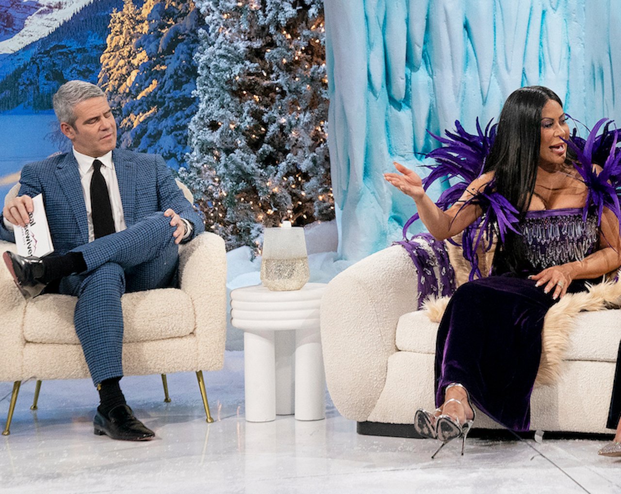 Andy Cohen and Jen Shah talk during 'RHOSLC' reunion; 'The View' co-hosts disagree with Cohen's punishment of Shah in comparison to Teresa Giudice