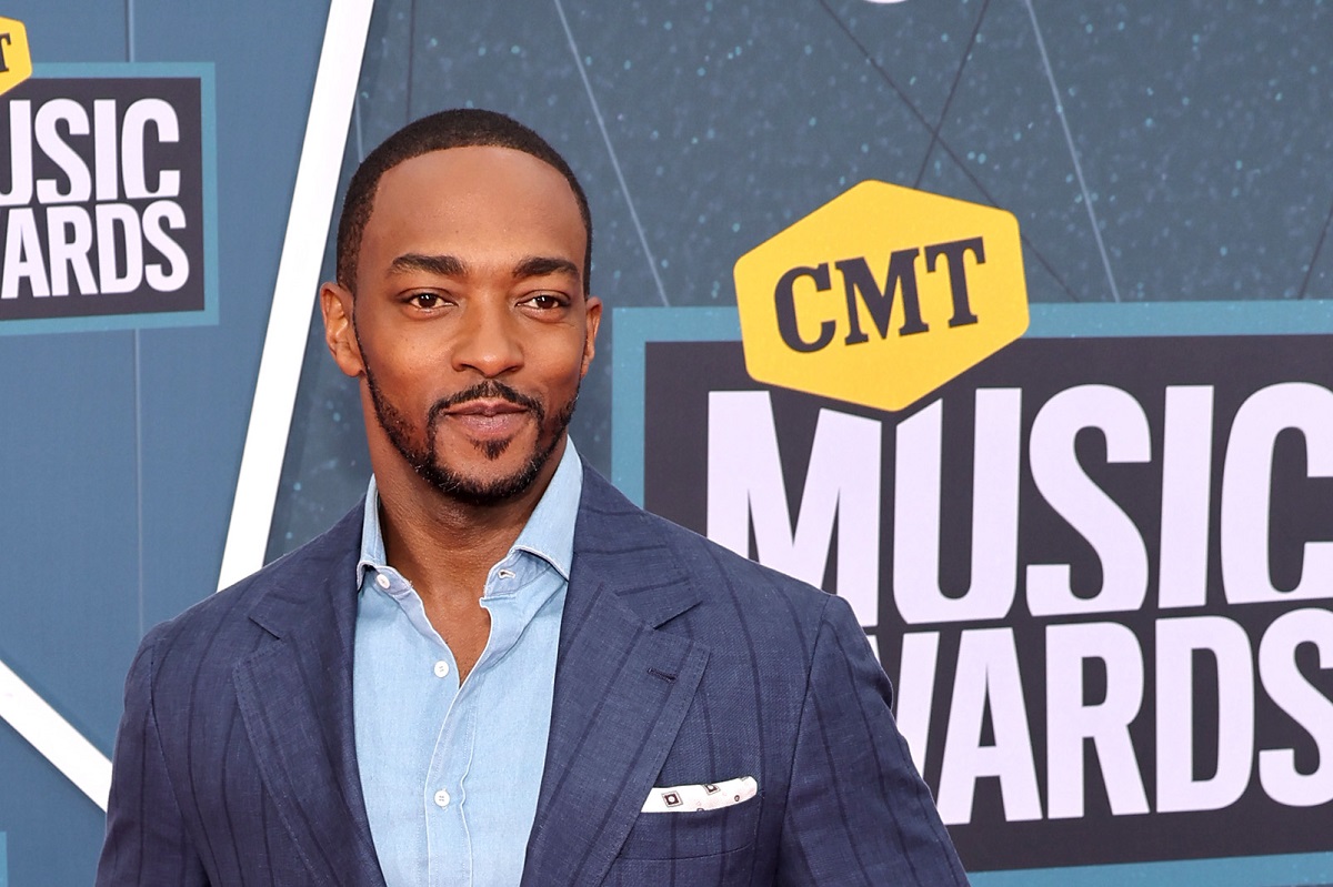 Anthony Mackie at the CMT Music Awards.
