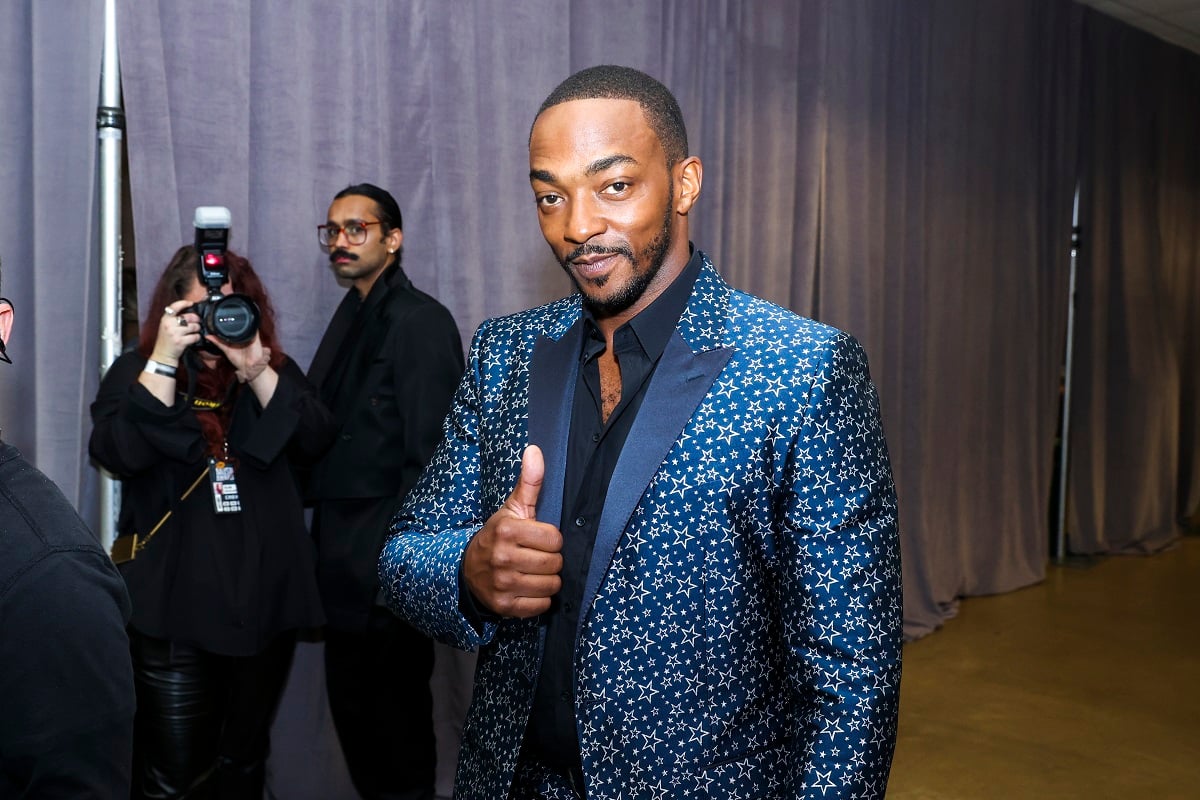 Anthony Mackie at the CMT Music Awards.