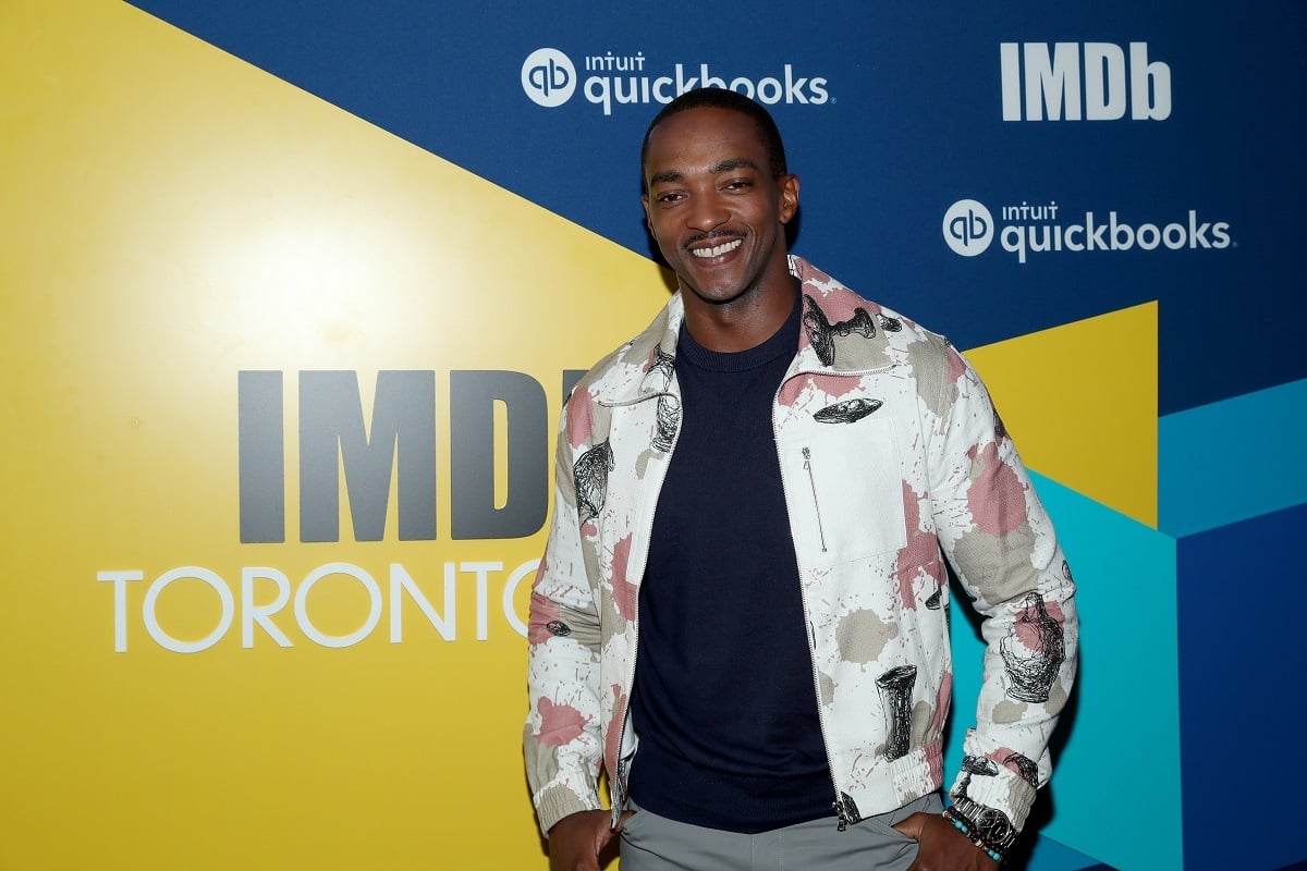 Anthony Mackie at the IMDb studio