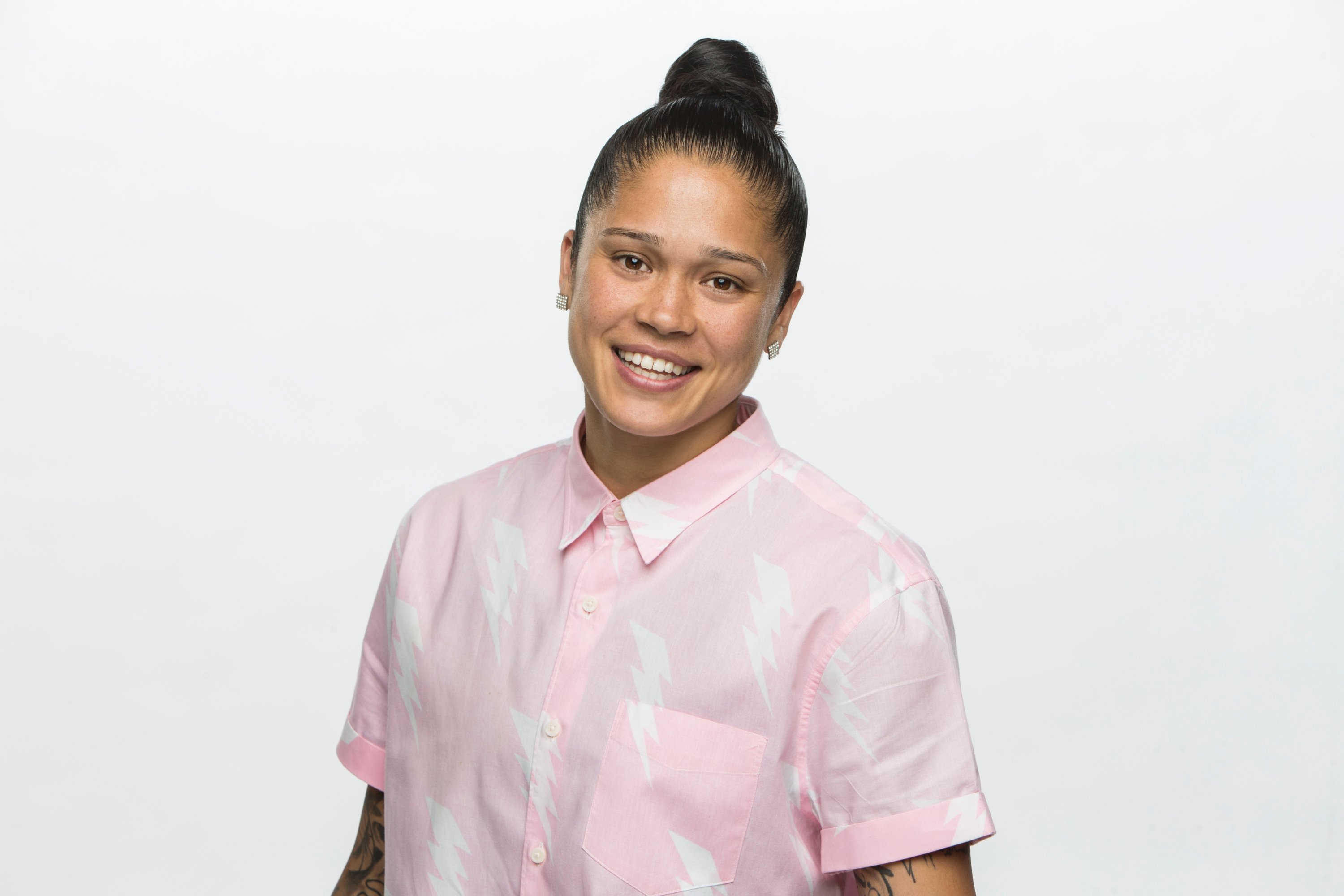Kaycee Clark posing for 'Big Brother 20' cast photo