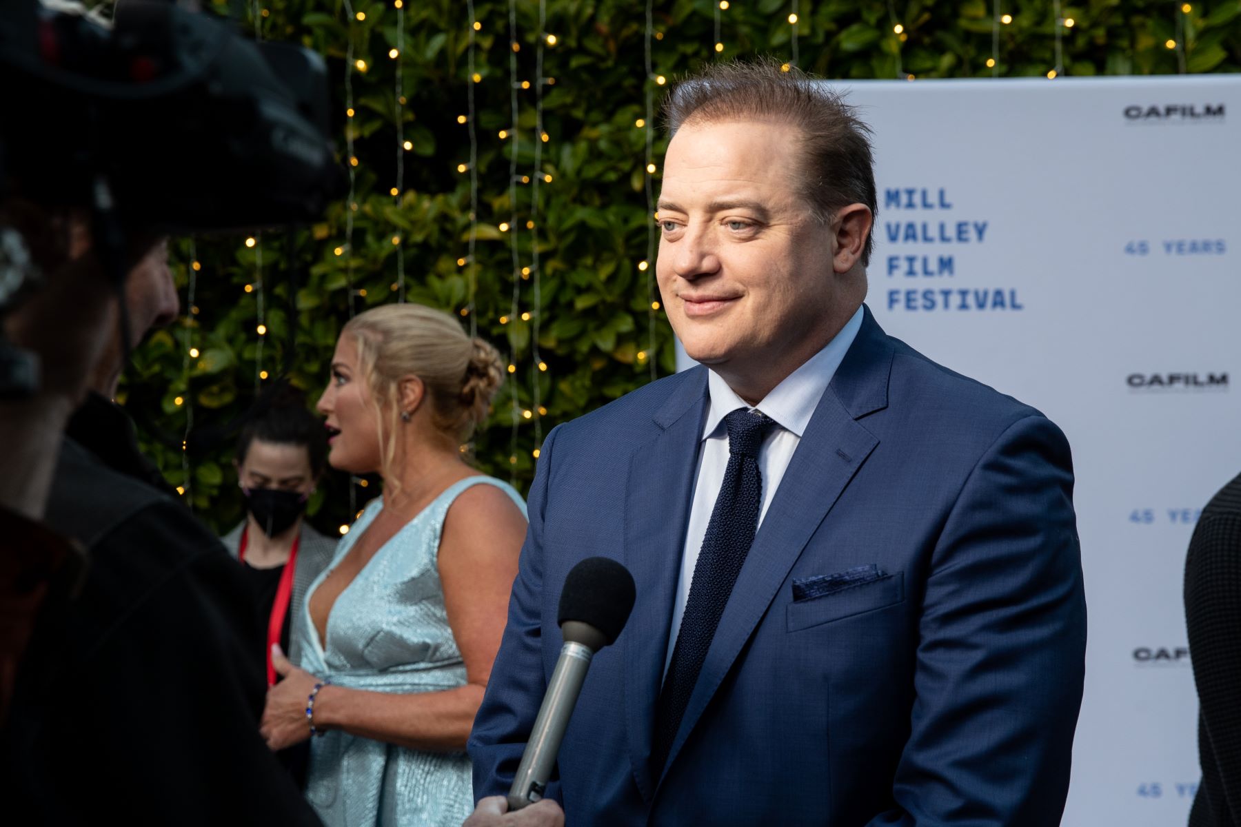 Brendan Fraser attending 'The Whale' premiere at the 45th Mill Valley Film Festival