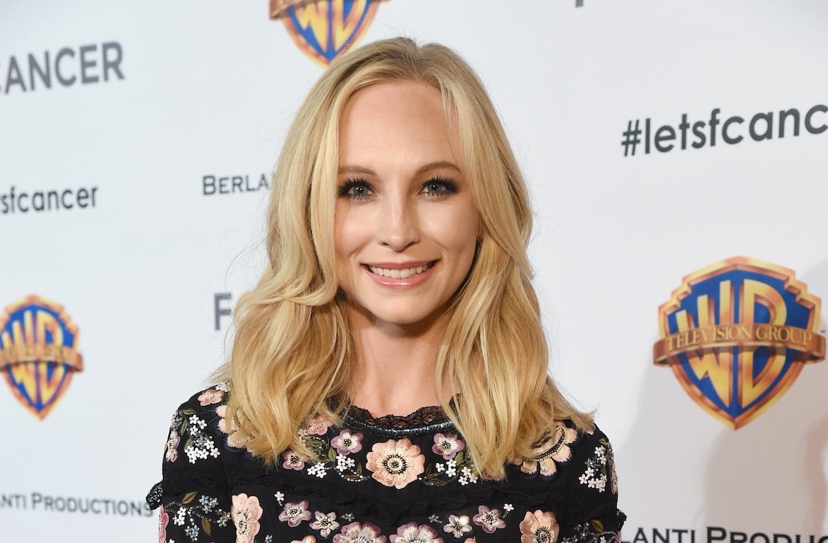 'The Vampire Diaries' star Candice King smiling