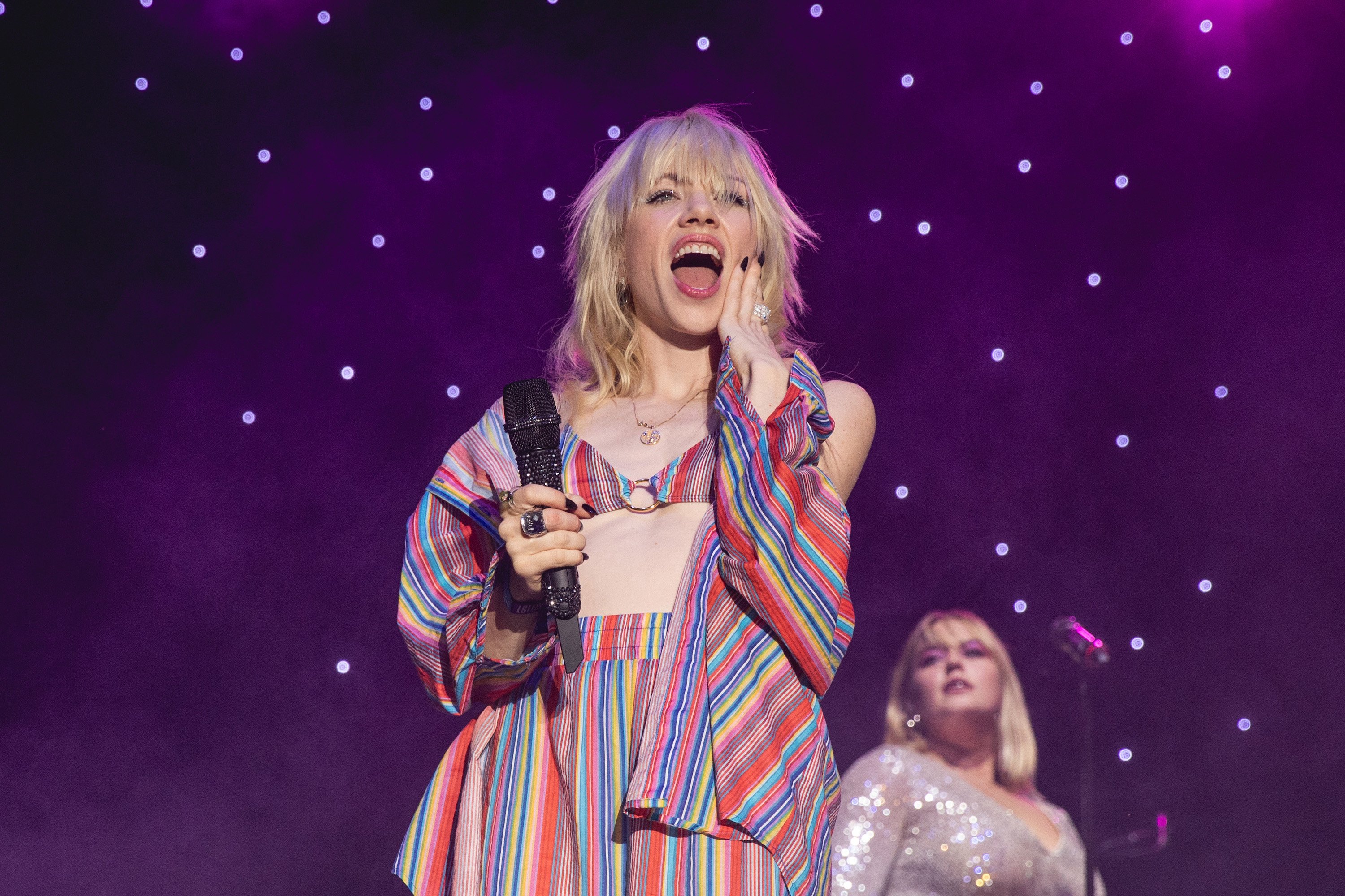 Carly Rae Jepsen performs onstage during weekend one, day one of Austin City Limits Music Festival at Zilker Park