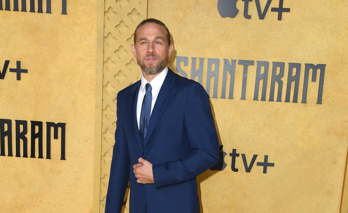 Charlie Hunnam arrives at the Apple TV+ Original Series "Shantaram" Premiere at Regency Village Theatre on October 03, 2022 in Los Angeles, California