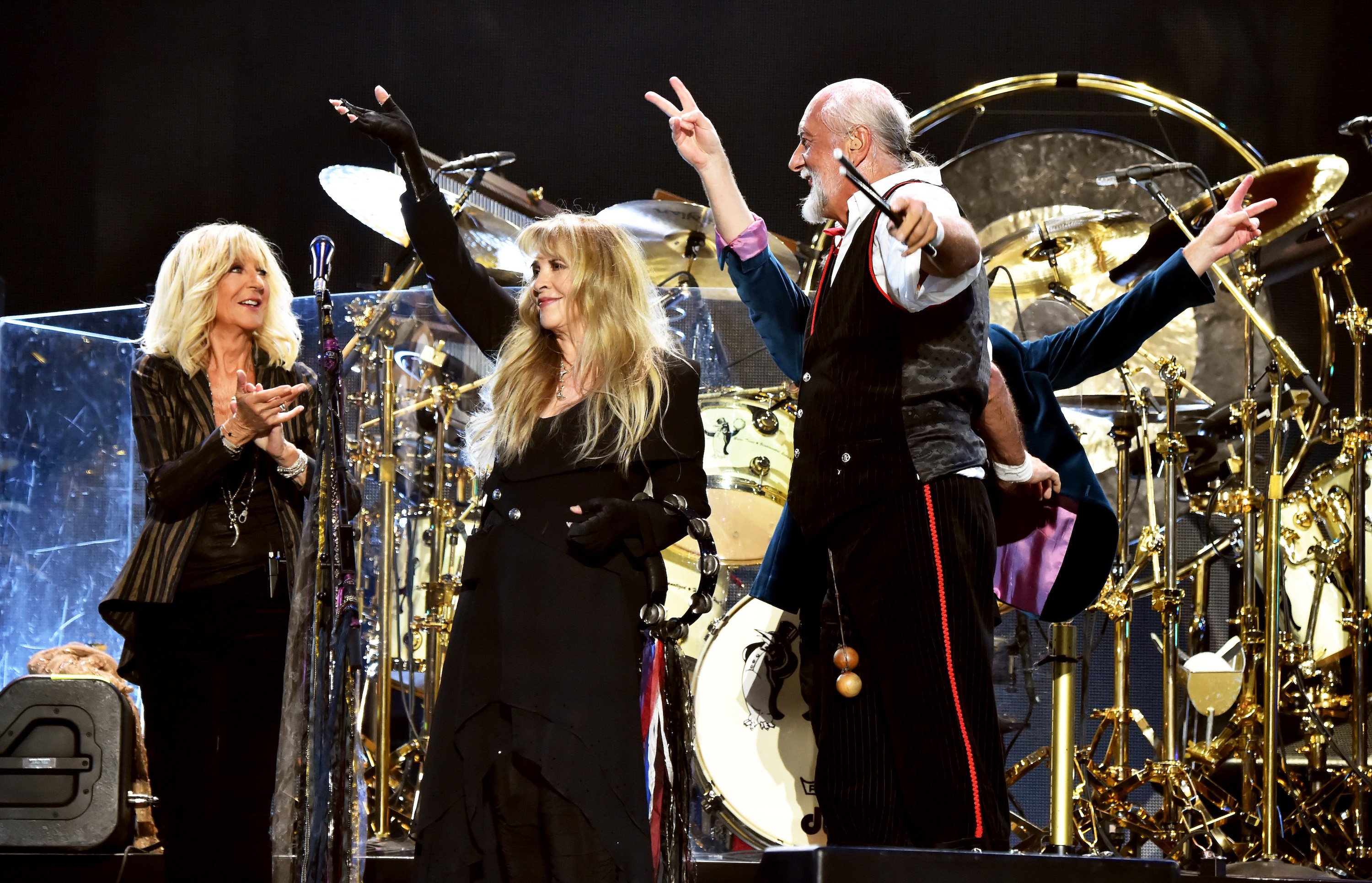 Stevie Nicks and Christine McVie performs during the 2018 iHeartRadio Music Festival