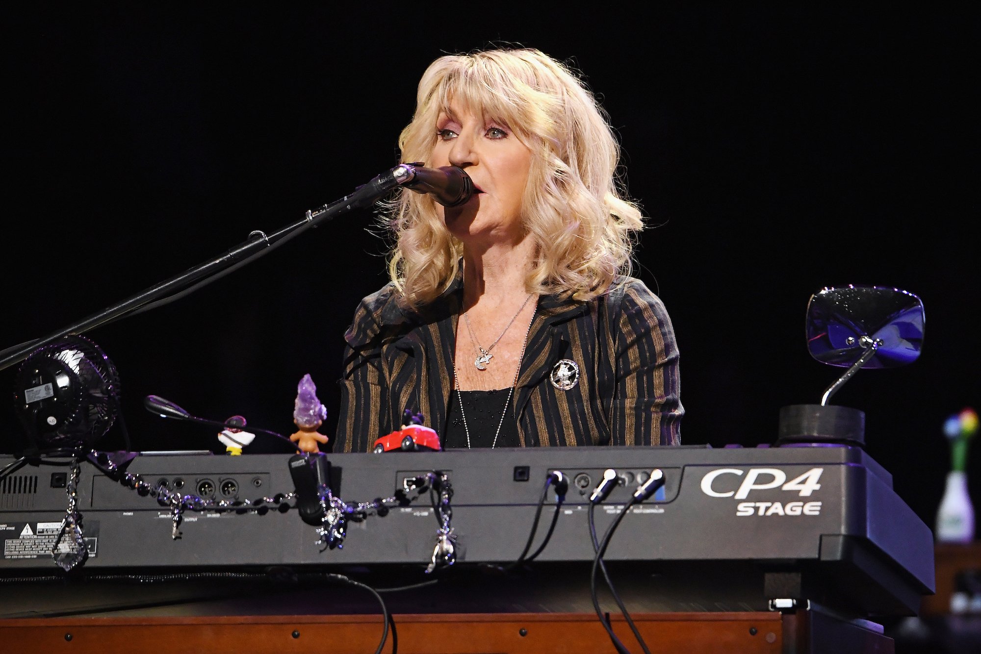 Christine McVie of Fleetwood Mac performs during Fleetwood Mac In Concert